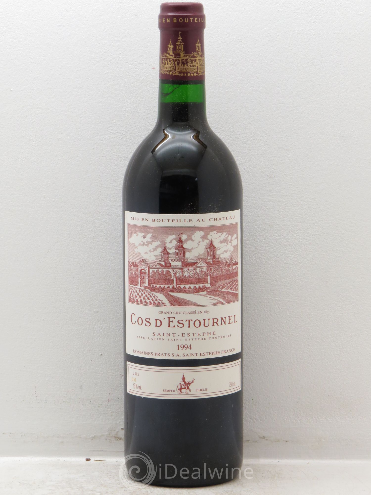 Cos d'Estournel 2ème Grand Cru Classé 1994 - Lot de 1 bouteille - 0