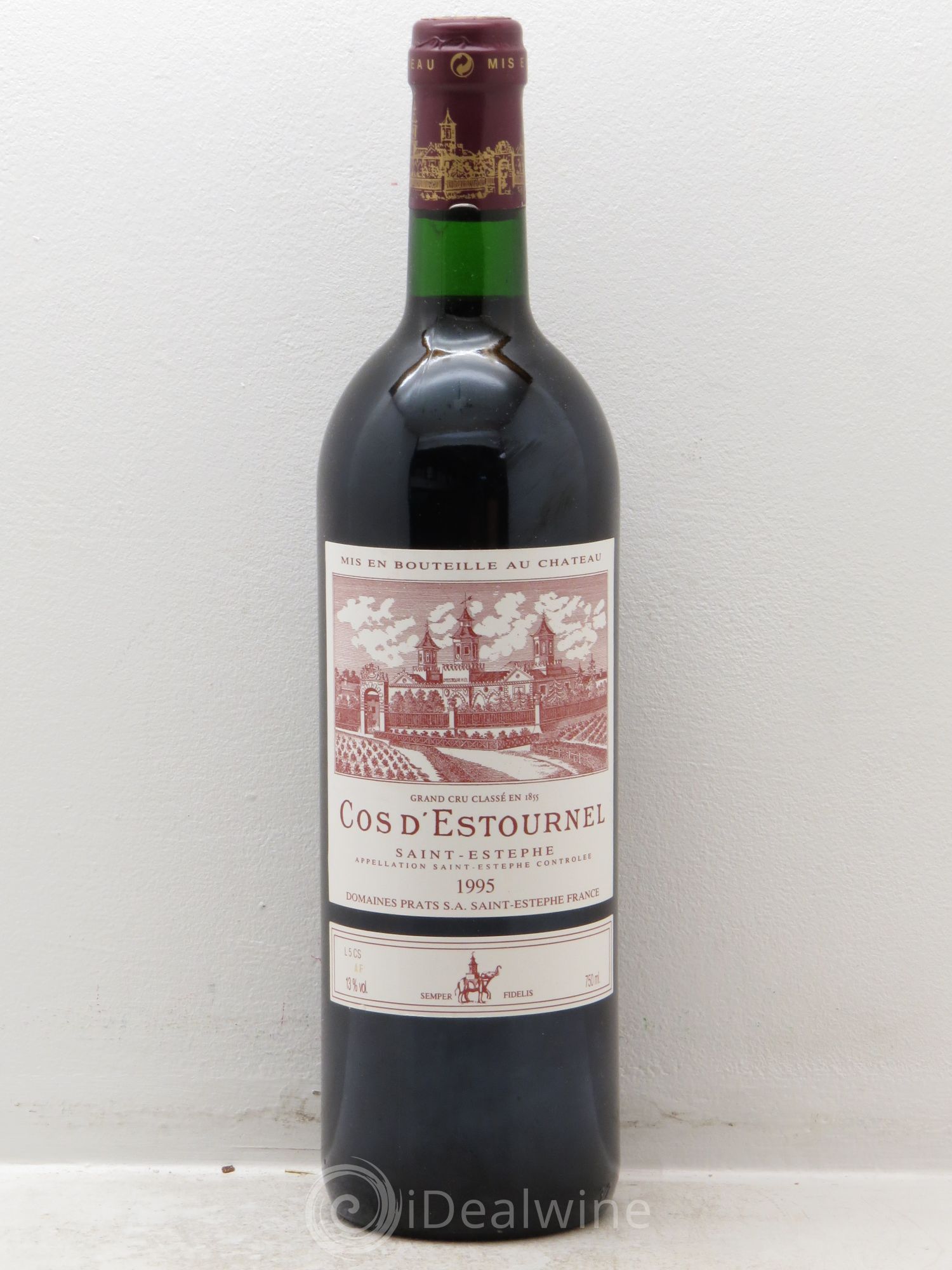 Cos d'Estournel 2ème Grand Cru Classé 1995 - Lot de 1 bouteille - 0