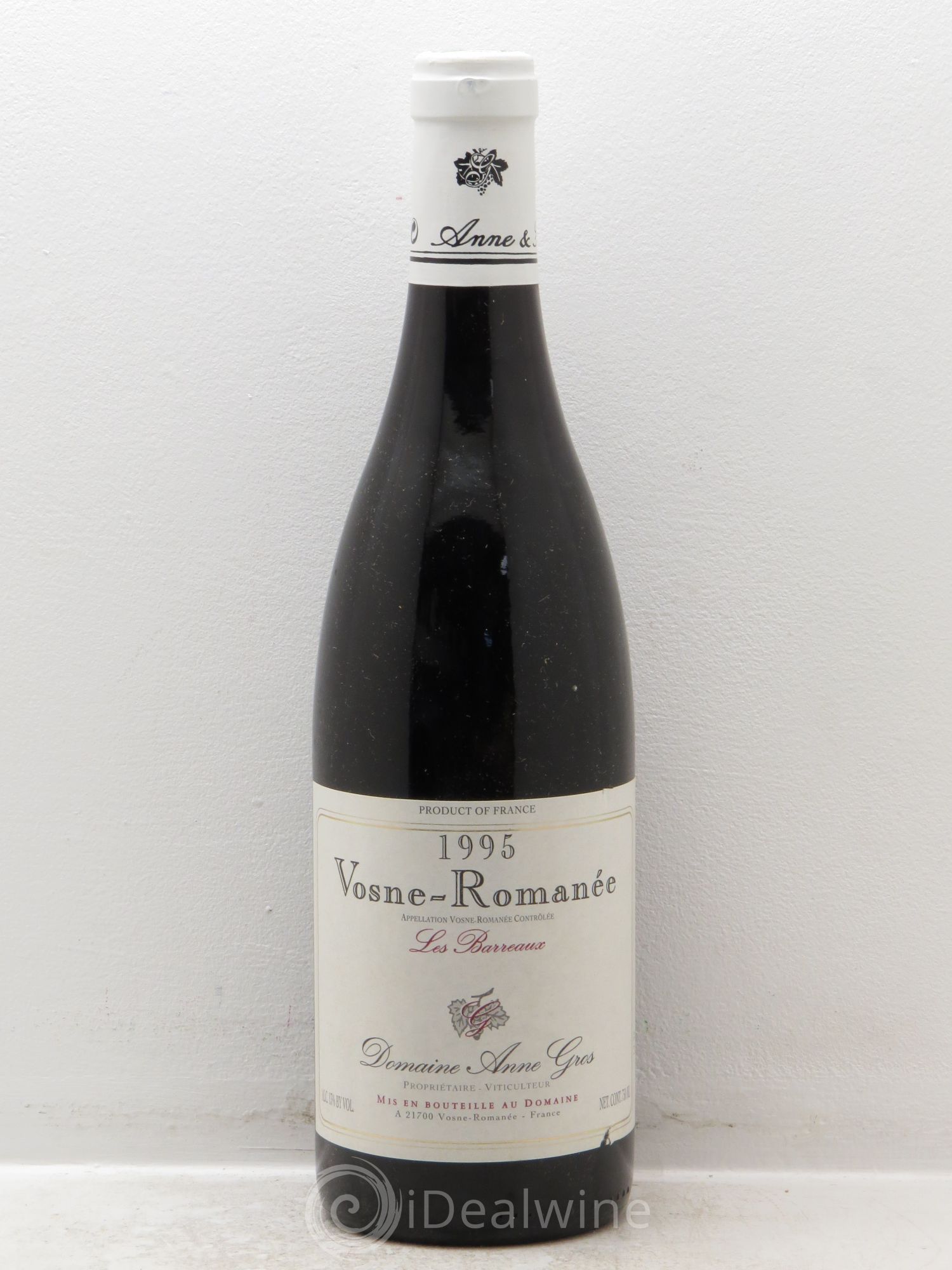 Vosne-Romanée Les Barreaux Anne Gros 1995 - Lot de 1 bouteille - 0
