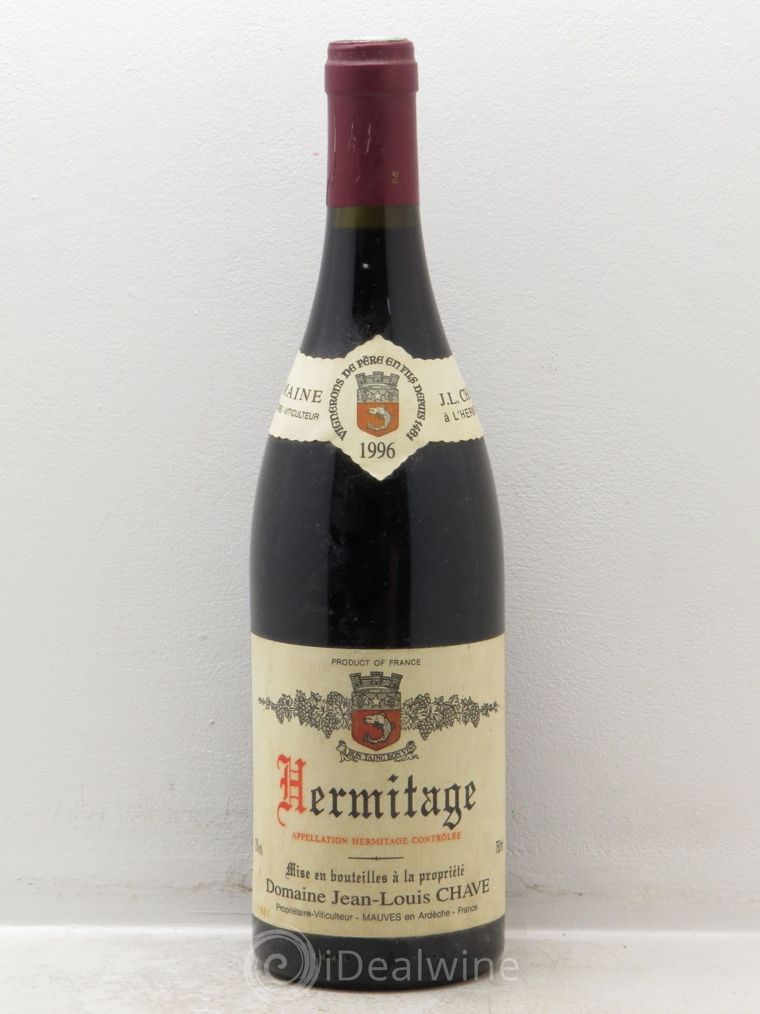 Hermitage Jean-Louis Chave 1996 - Lot de 1 bouteille - 0