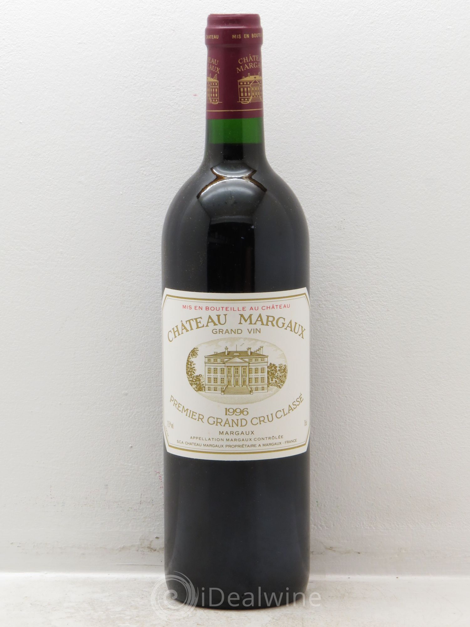 Château Margaux 1er Grand Cru Classé 1996 - Lot de 1 bouteille - 0