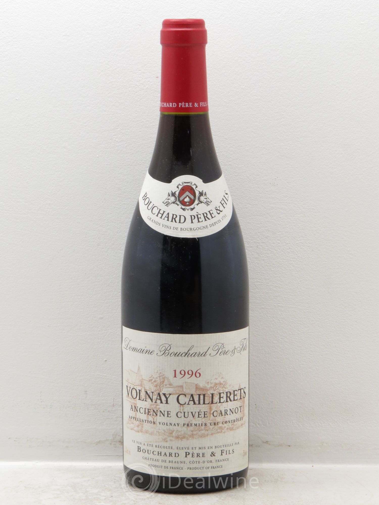 Volnay 1er Cru Caillerets - Ancienne Cuvée Carnot Bouchard Père & Fils 1996 - Lot de 1 bouteille - 0