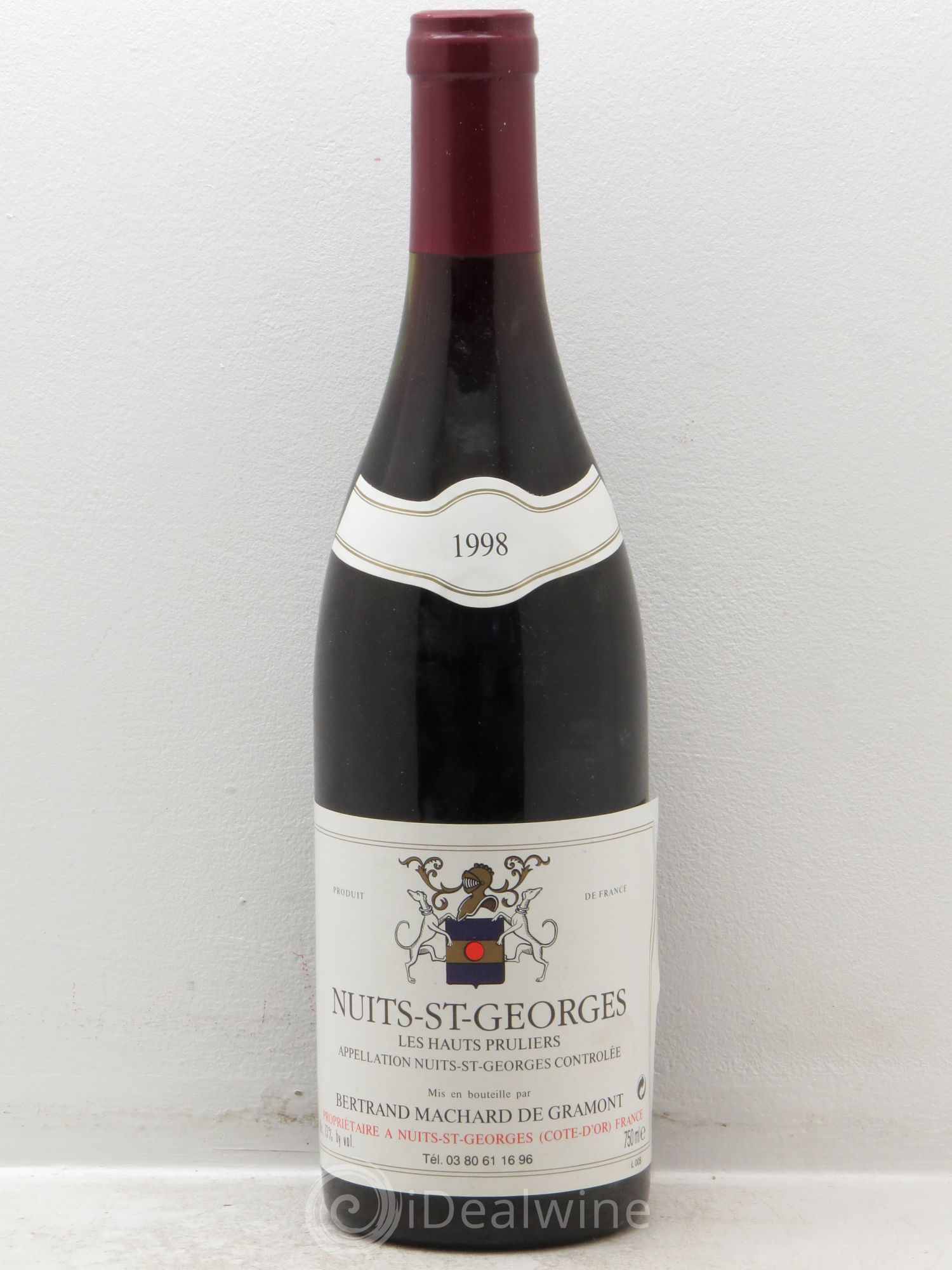 Nuits-Saint-Georges Les Hauts Pruliers - Machard de Gramont 1998 - Posten von 1 Flasche - 0