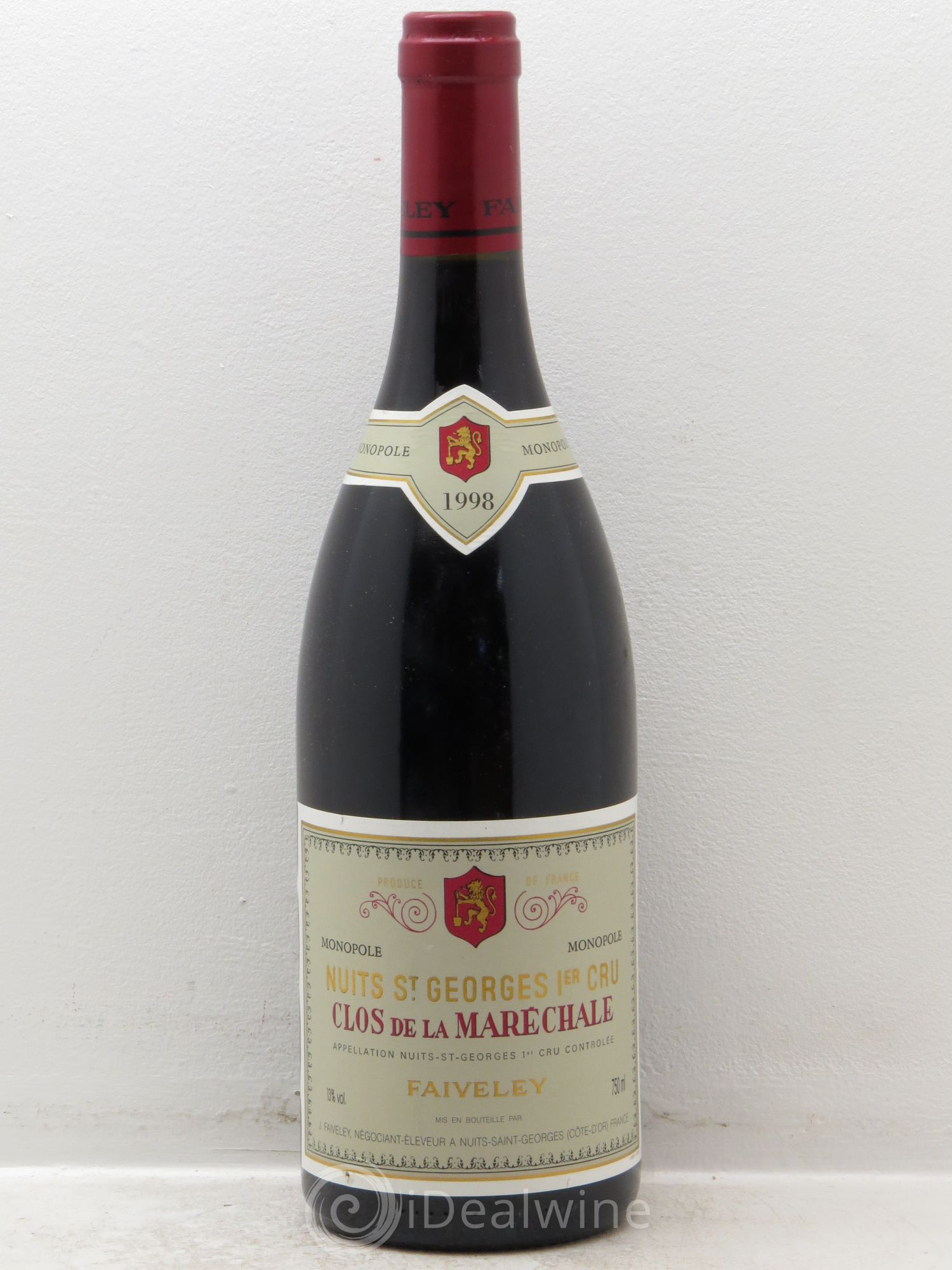 Nuits-Saint-Georges 1er Cru Clos de La Maréchale Jacques-Frédéric Mugnier 1998 - Lot de 1 bouteille - 0