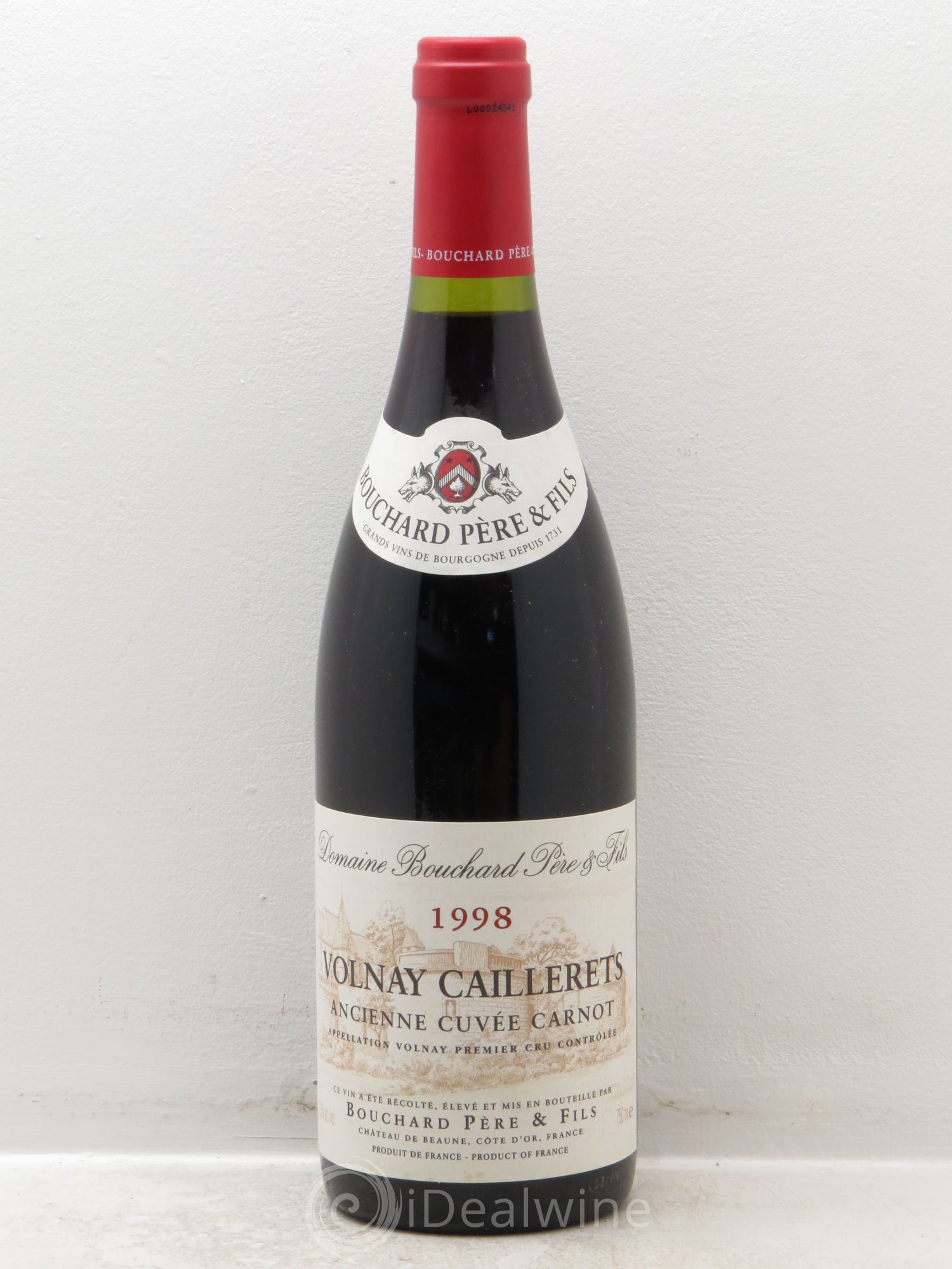 Volnay 1er Cru Caillerets - Ancienne Cuvée Carnot Bouchard Père & Fils 1998 - Lot de 1 bouteille - 0