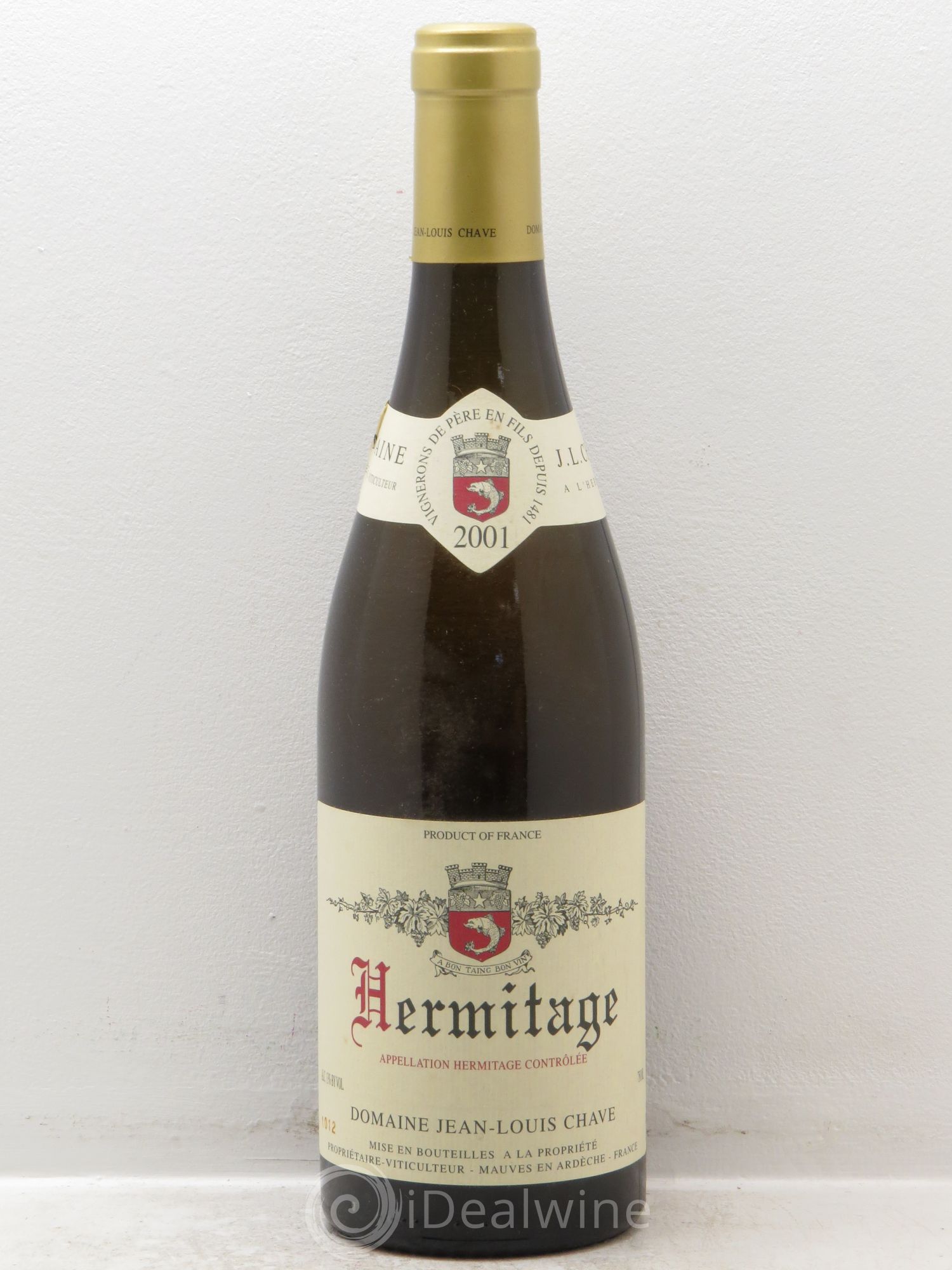 Hermitage Jean-Louis Chave 2001 - Lot de 1 bouteille - 0