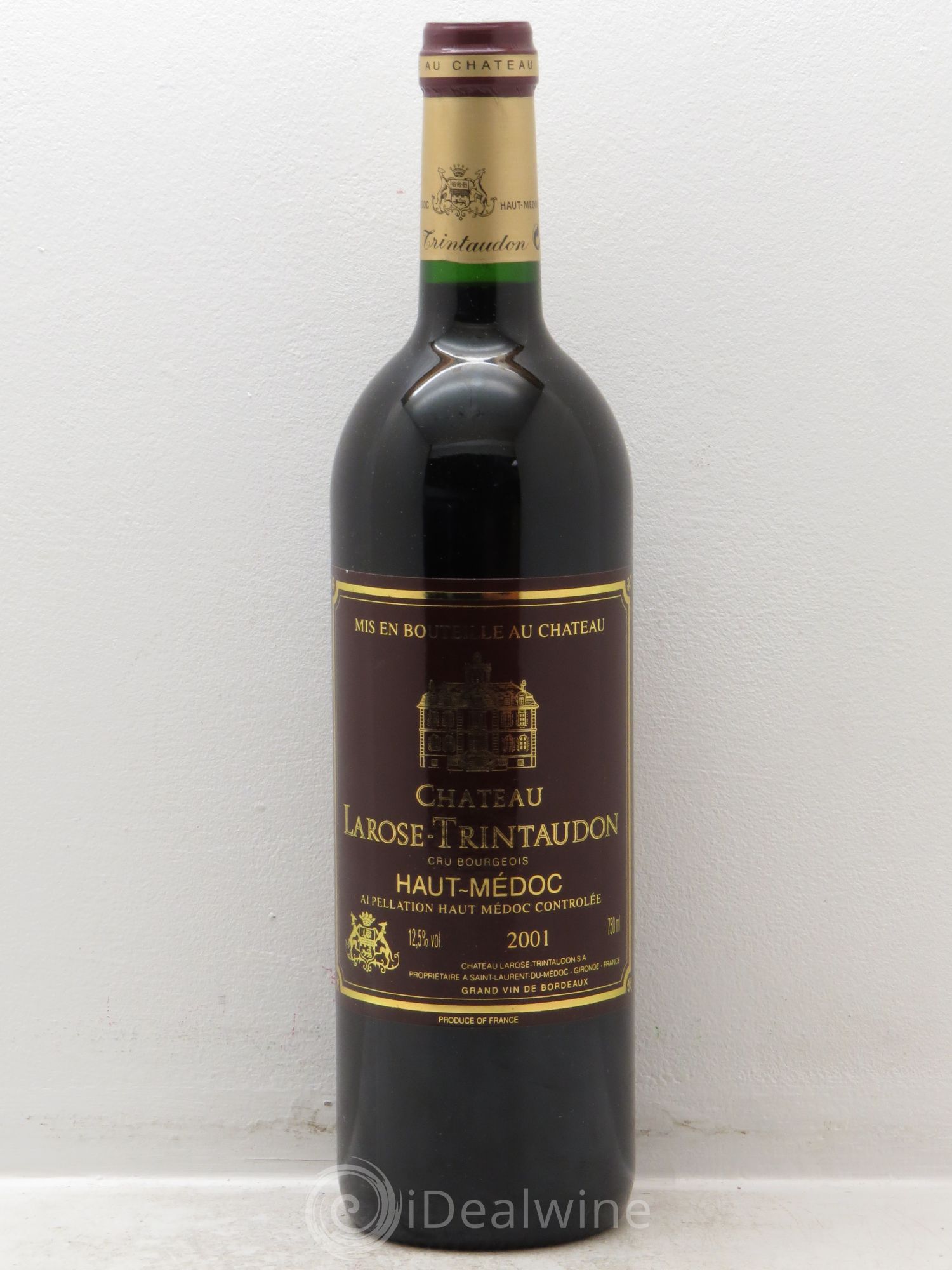 Château Larose Trintaudon Cru Bourgeois 2001 - Lot de 1 bouteille - 0