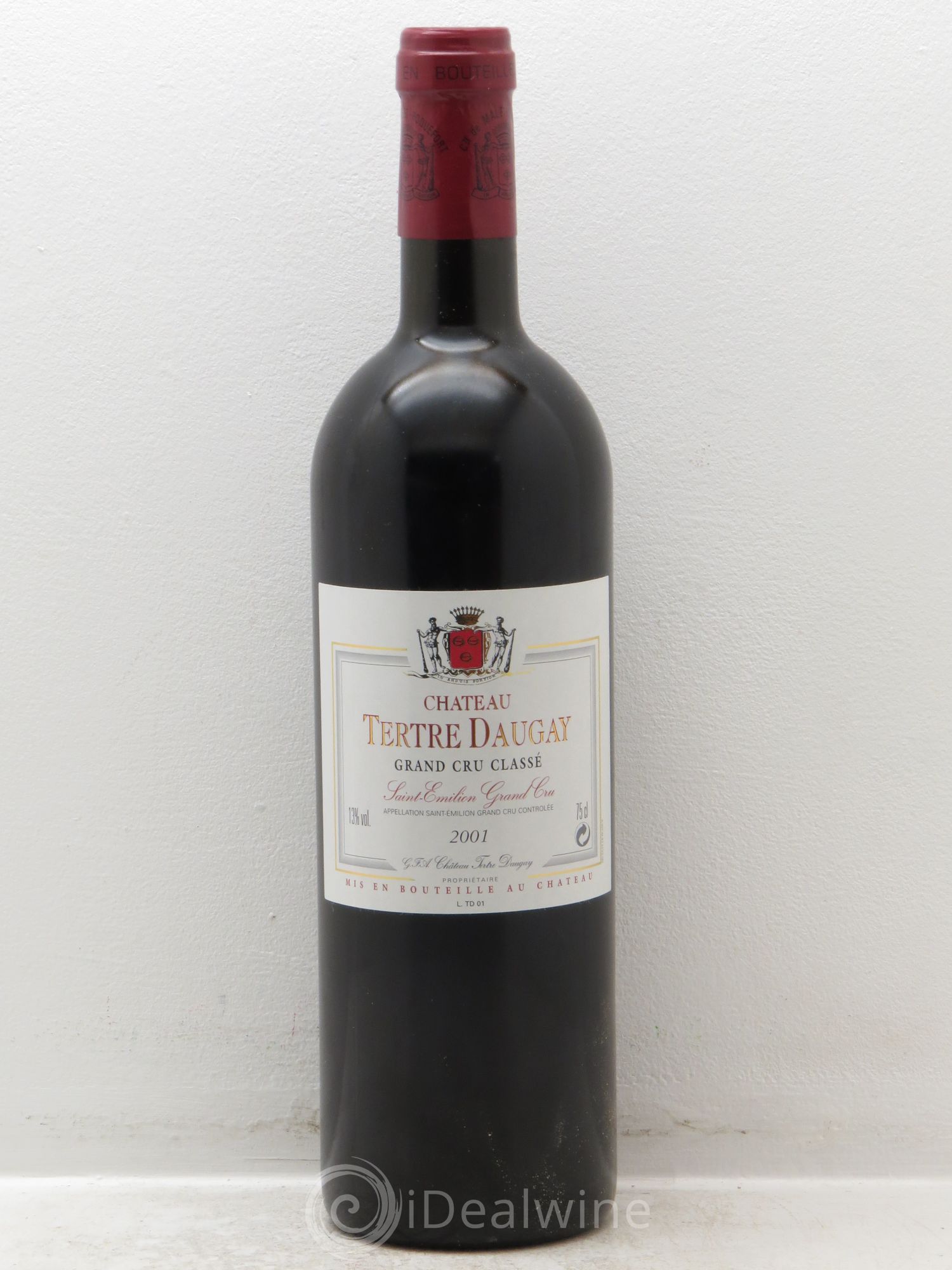 Château Tertre Daugay Grand Cru Classé 2001 - Lot de 1 bouteille - 0