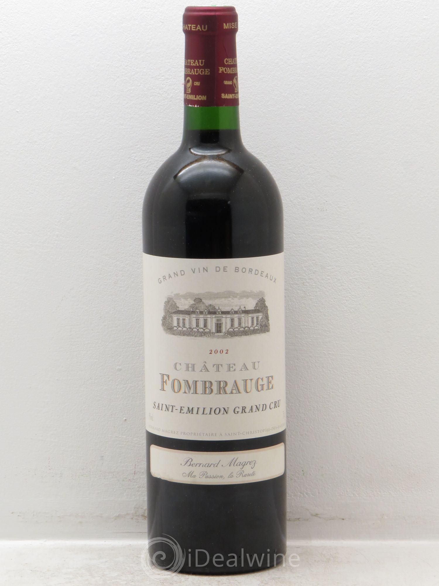 Château Fombrauge Grand Cru Classé 2002 - Lot de 1 bouteille - 0