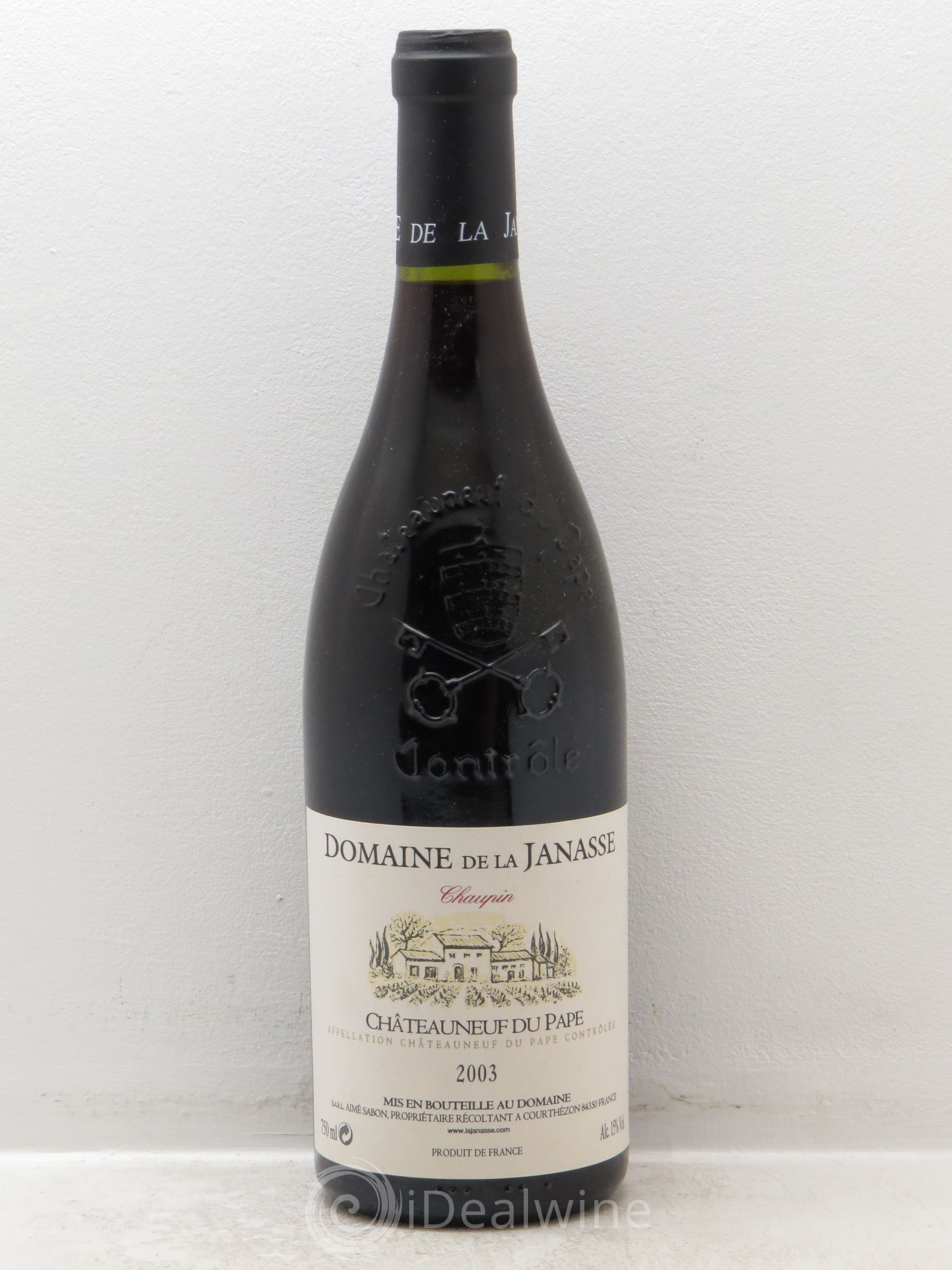 Châteauneuf-du-Pape Cuvée Chaupin La Janasse (Domaine de) 2003 - Lot de 1 bouteille - 0