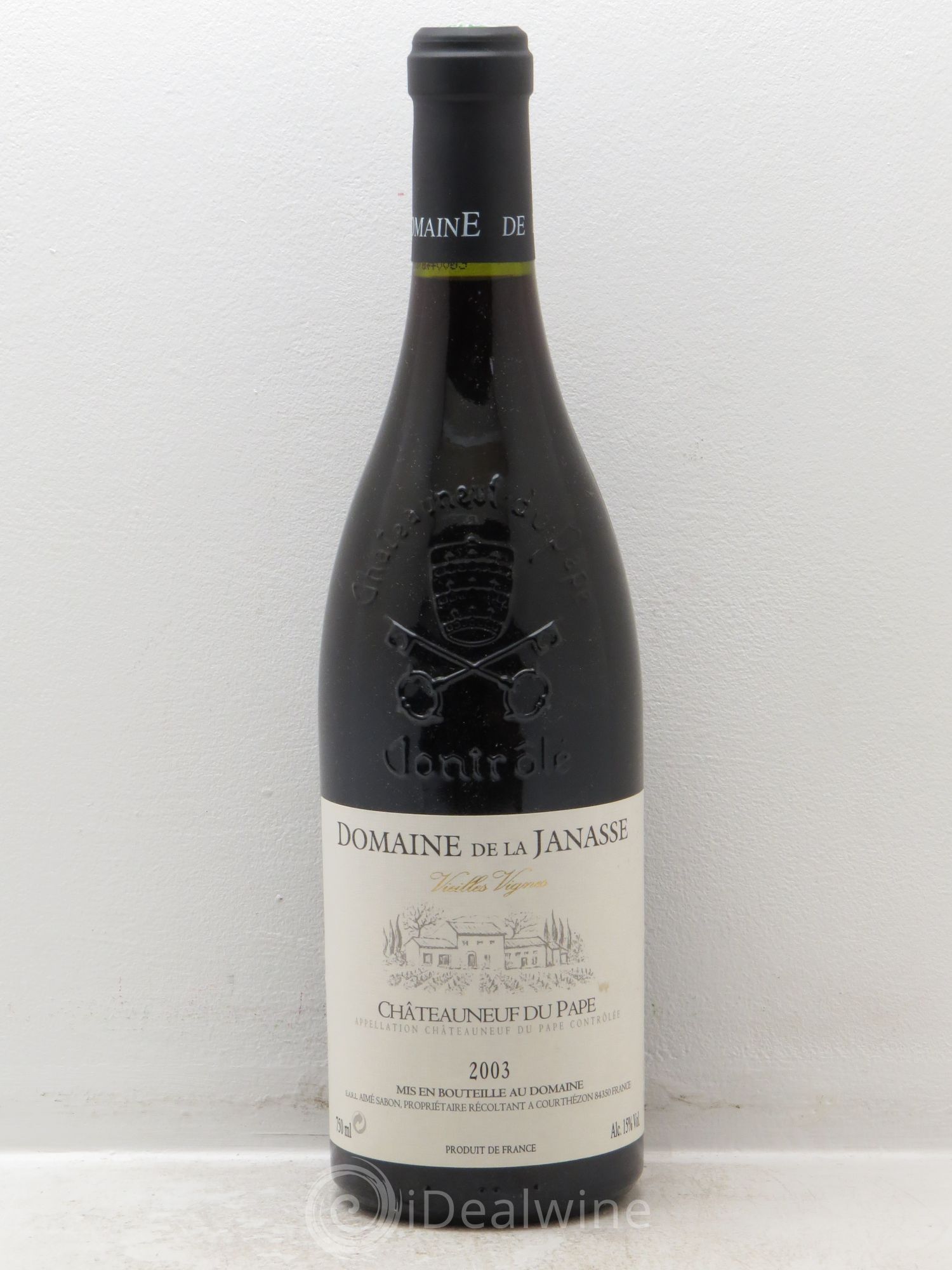 Châteauneuf-du-Pape Cuvée Vieilles Vignes La Janasse (Domaine de) 2003 - Lot de 1 bouteille - 0