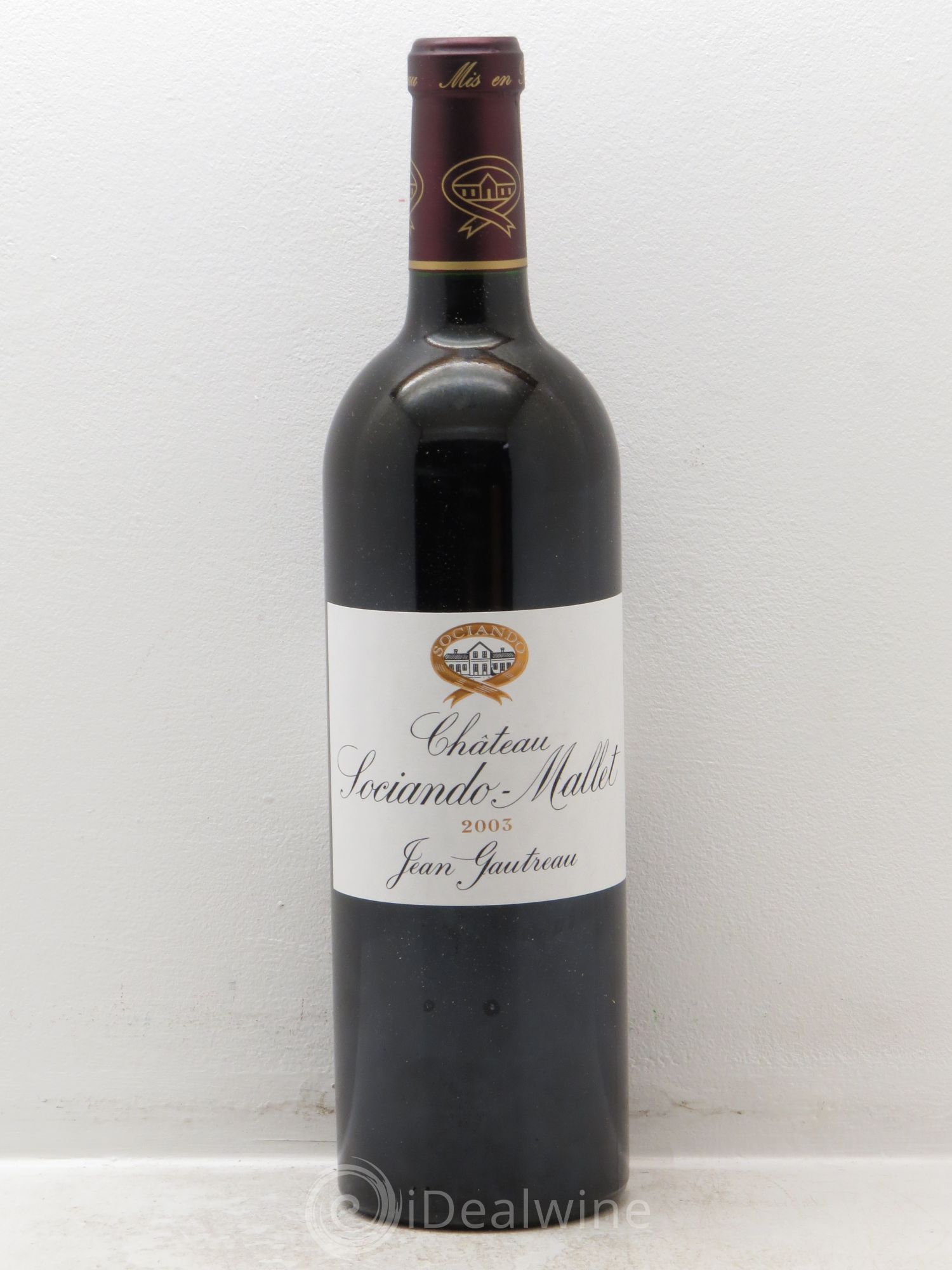 Château Sociando Mallet 2003 - Lot de 1 bouteille - 0