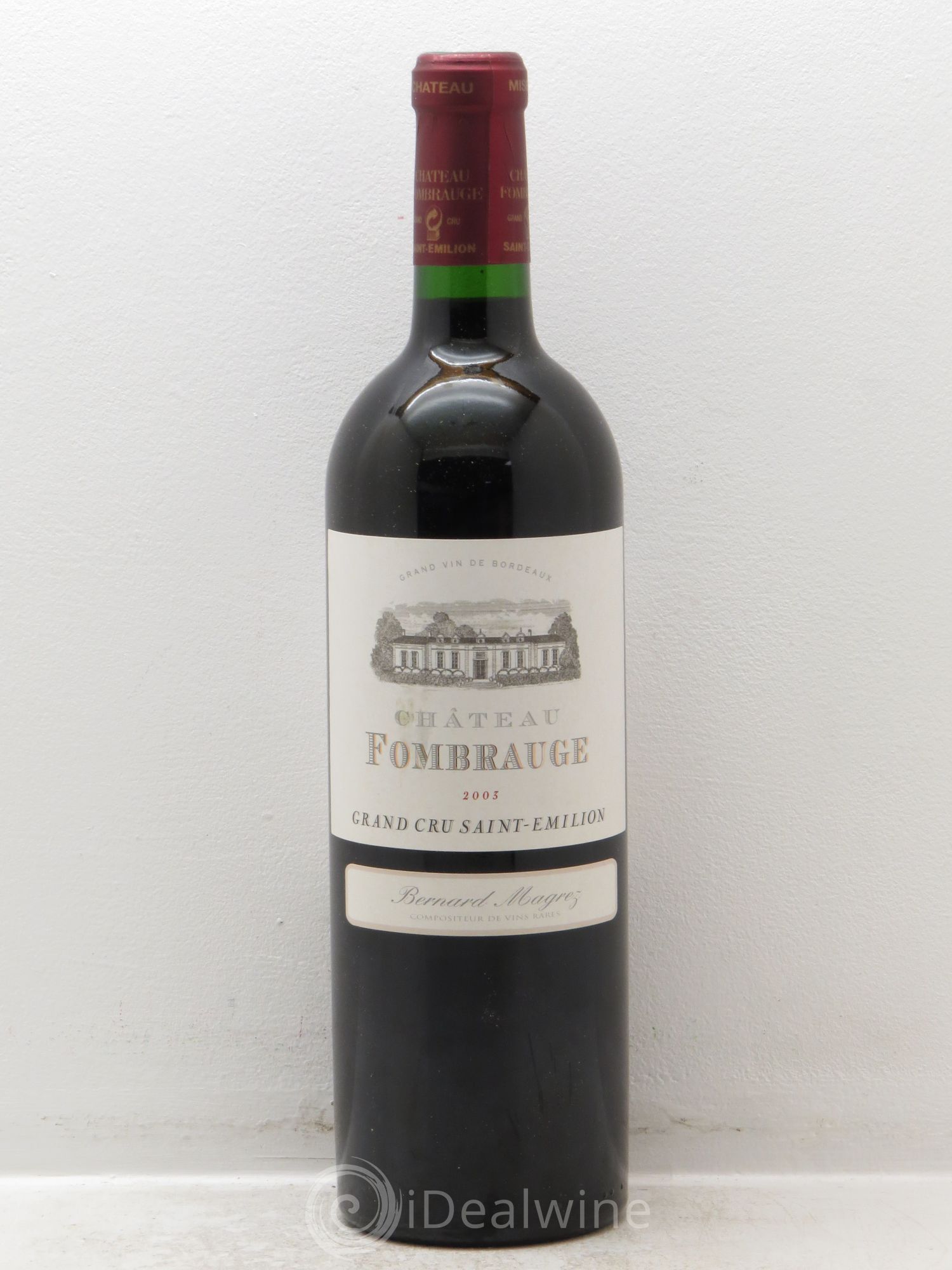 Château Fombrauge Grand Cru Classé 2003 - Lot de 1 bouteille - 0