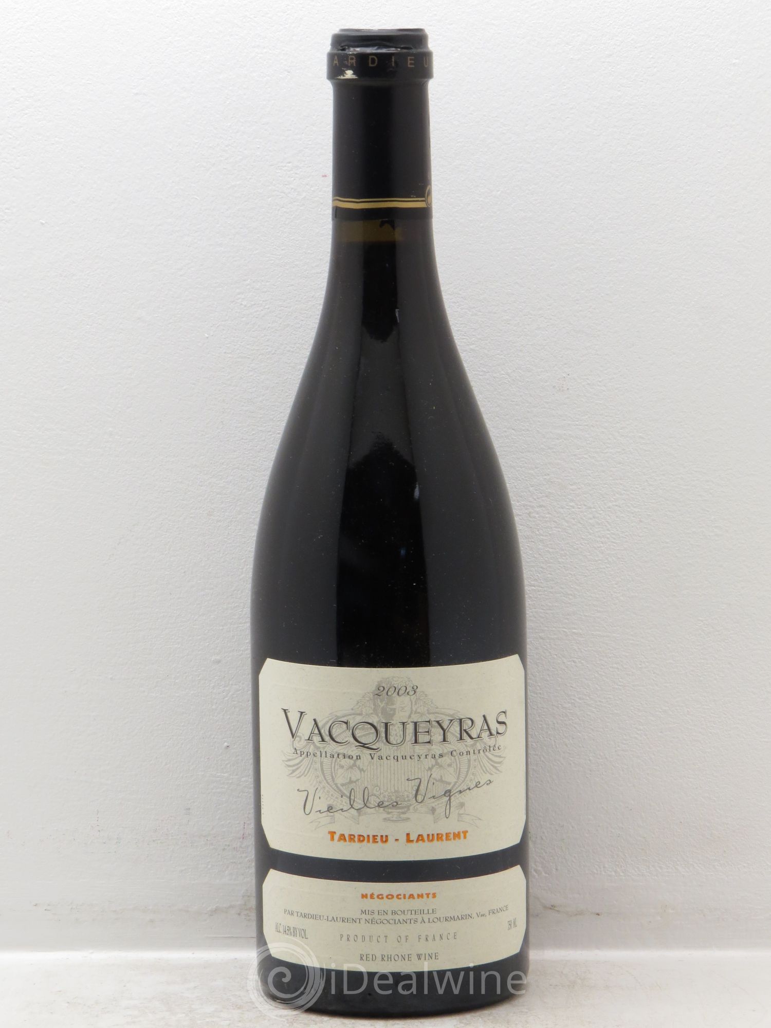 Vacqueyras Vieilles Vignes - Tardieu-Laurent 2003 - Posten von 1 Flasche - 0