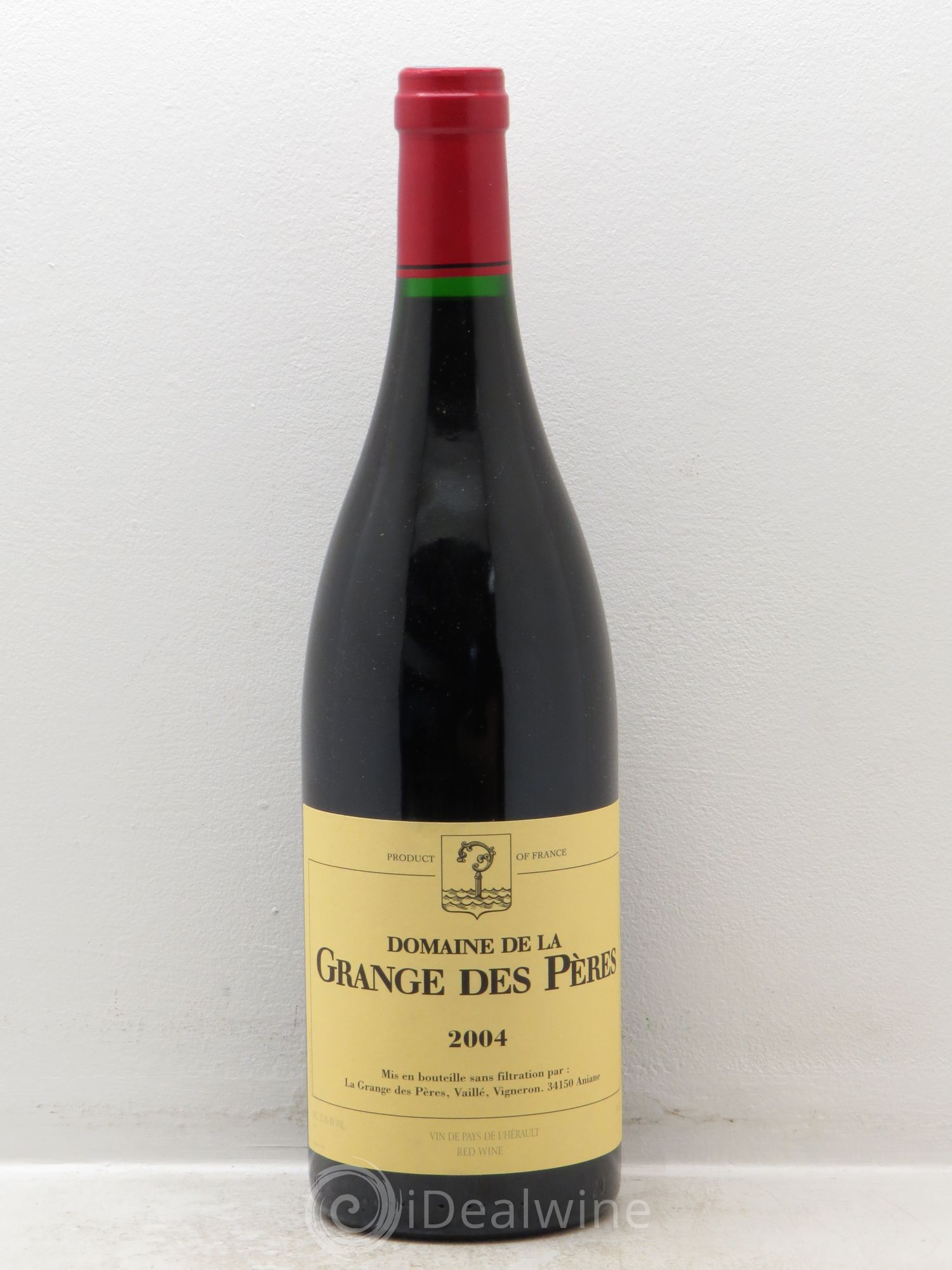 Pays d'Hérault Grange des Pères Laurent Vaillé 2004 - Lot de 1 bouteille - 0