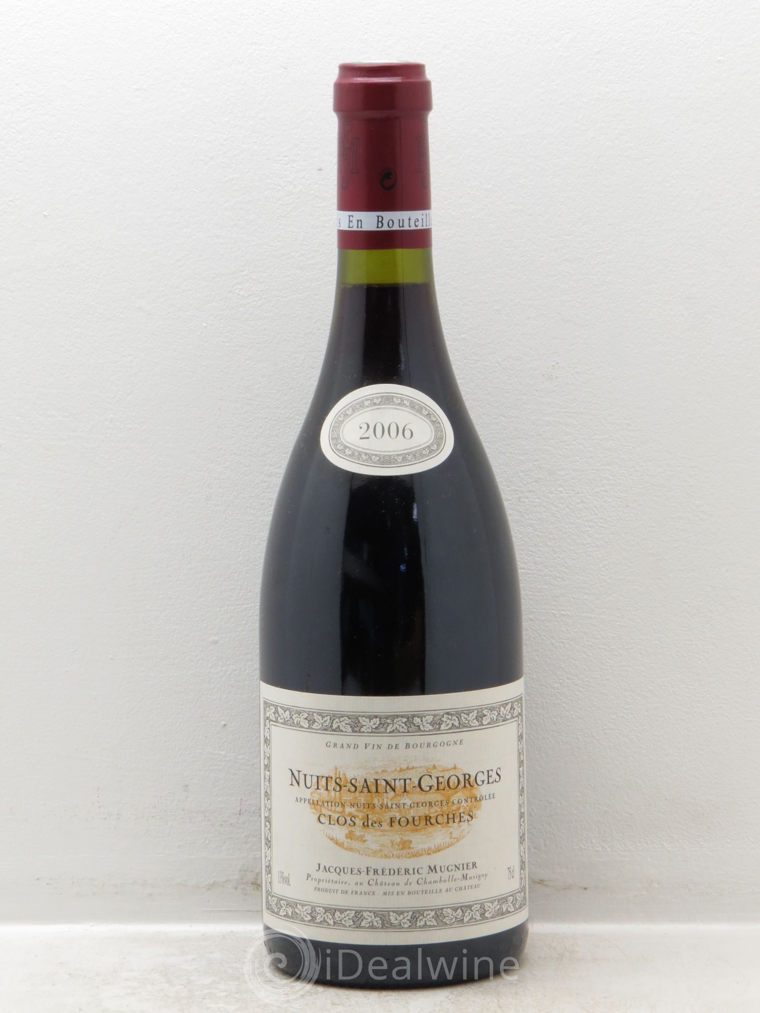 Nuits-Saint-Georges Clos des Fourches Jacques-Frédéric Mugnier 2006 - Lot de 1 bouteille - 0