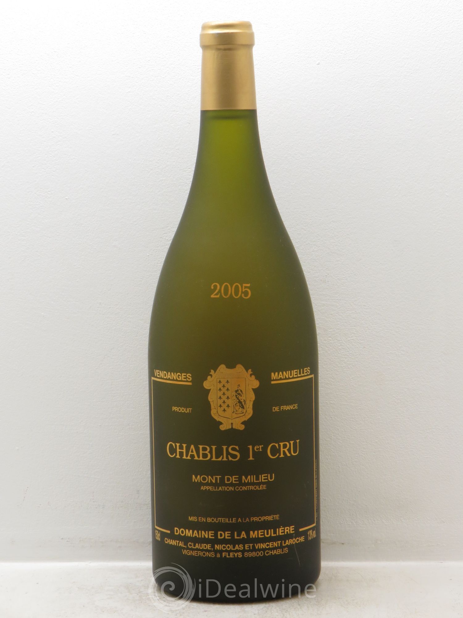 Chablis 1er Cru Domaine de la Meulière 2005 - Posten von 1 Magnum - 0