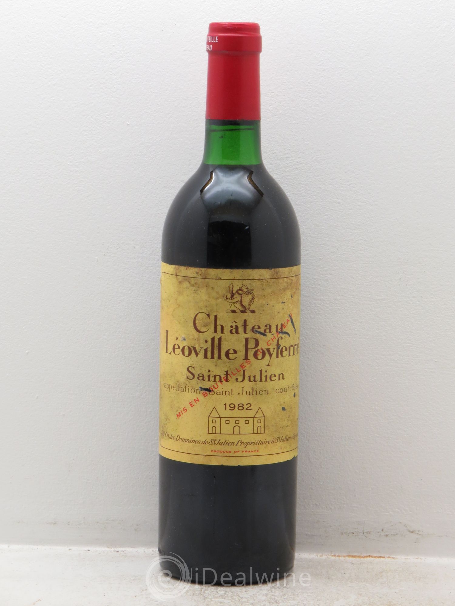 Château Léoville Poyferré 2ème Grand Cru Classé 1982 - Lot de 1 bouteille - 0