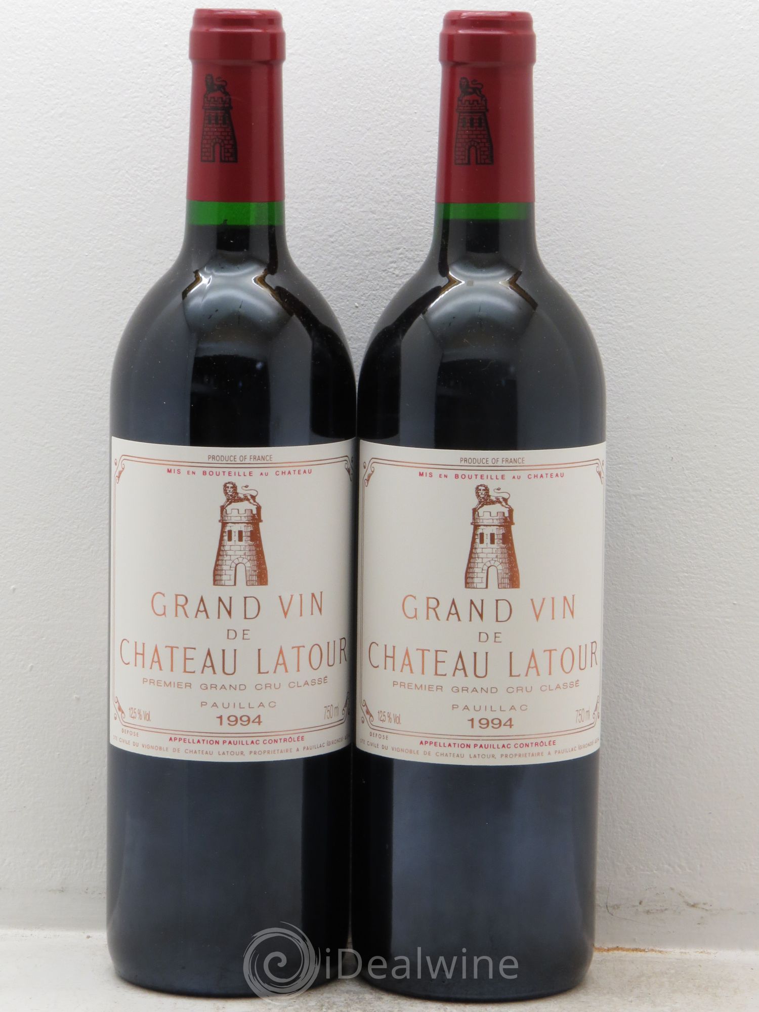 Château Latour 1er Grand Cru Classé 1994 - Lot de 2 bouteilles - 0