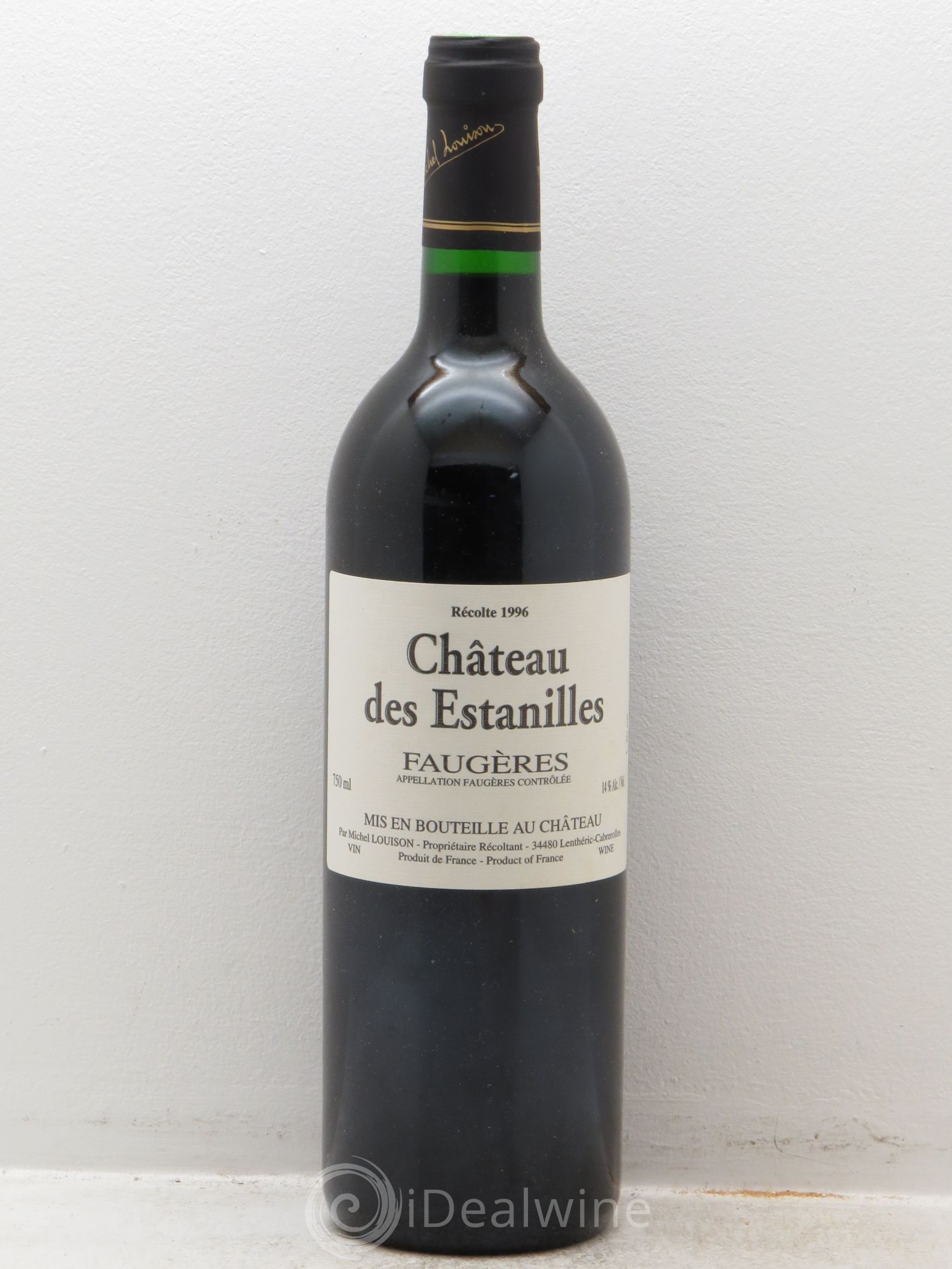 Faugères Cuvée Syrah Château des Estanilles 1996 - Posten von 1 Flasche - 0
