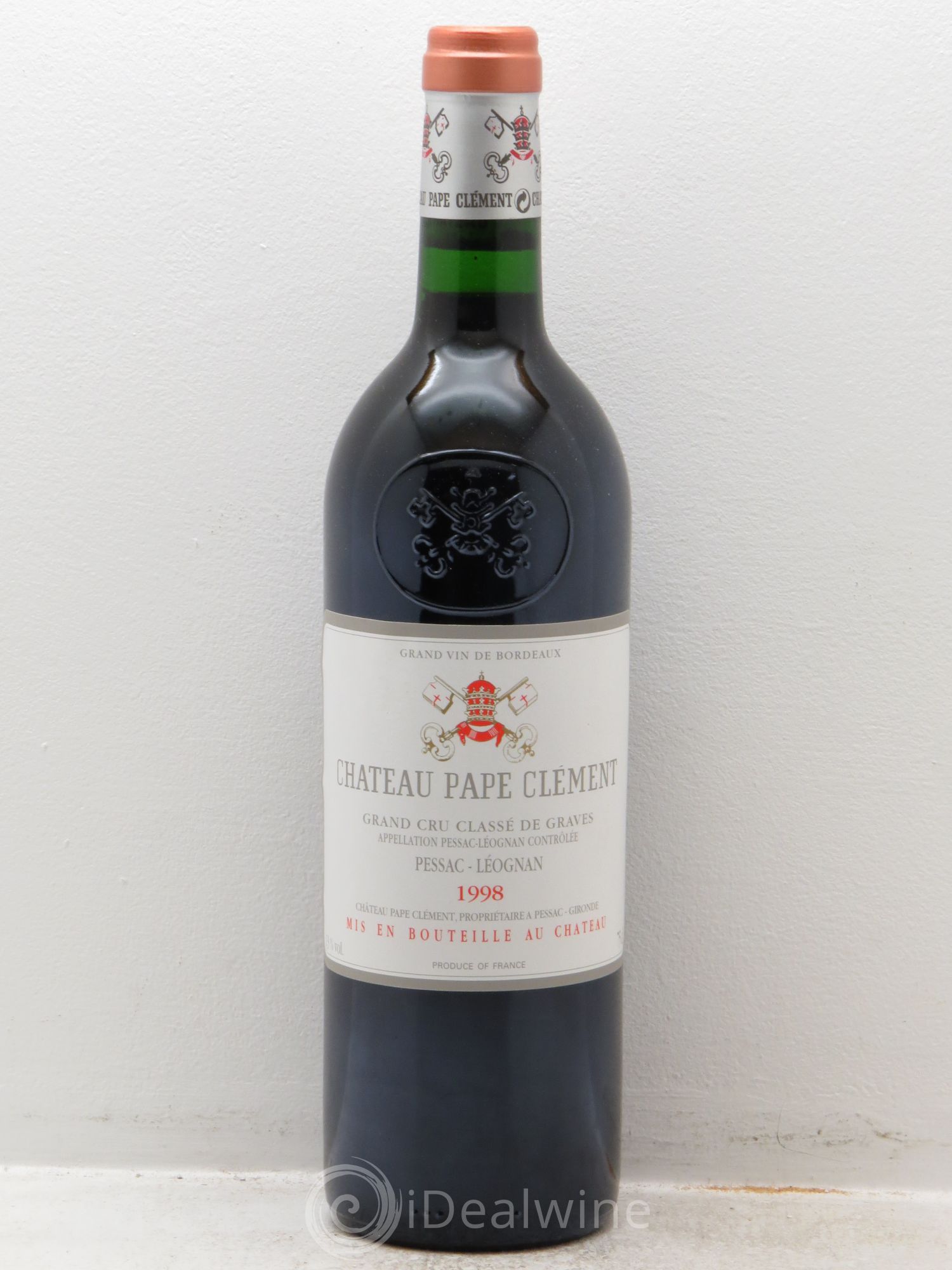 Château Pape Clément Cru Classé de Graves 1998 - Lot de 1 bouteille - 0