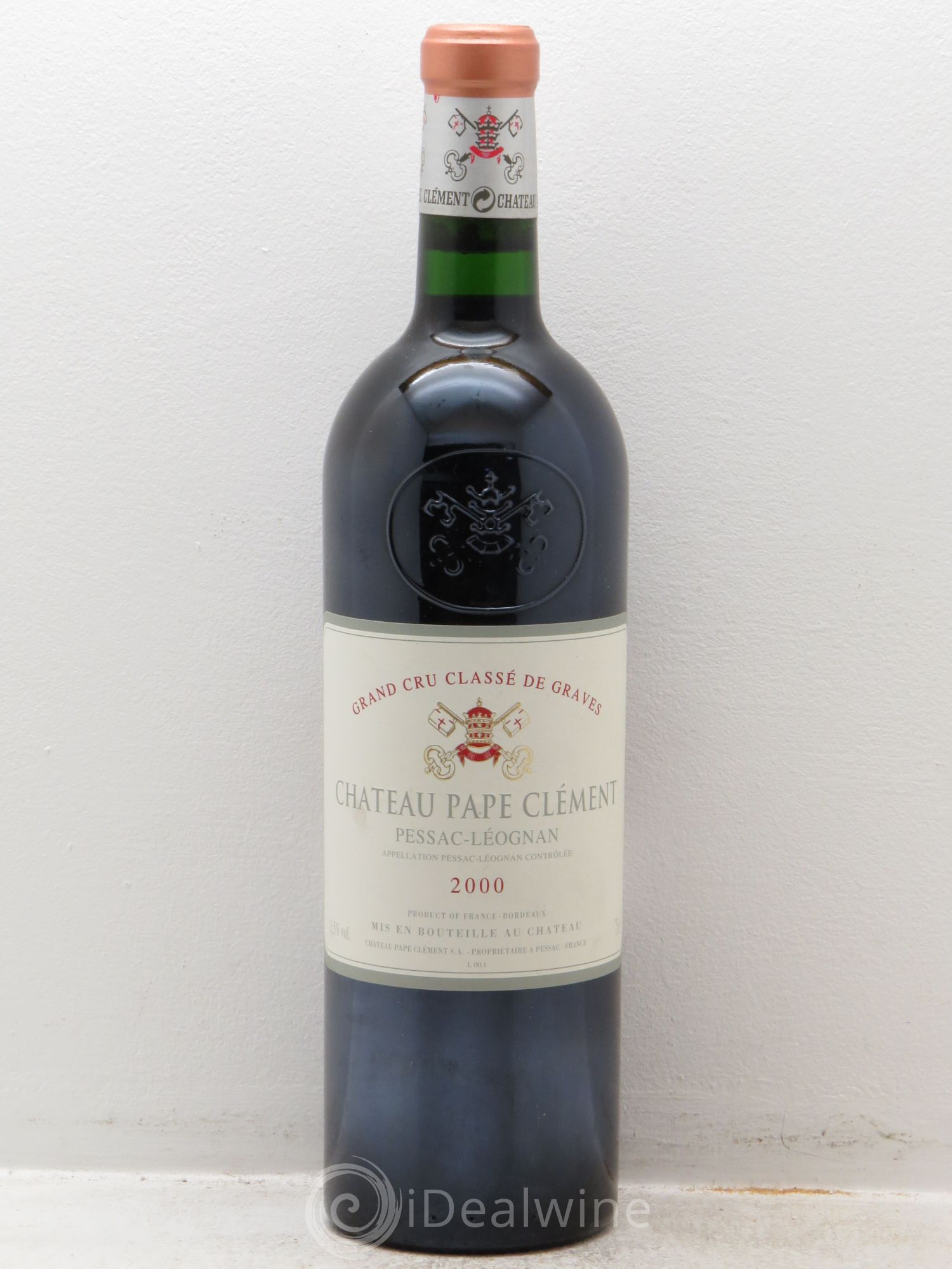Château Pape Clément Cru Classé de Graves 2000 - Lot de 1 bouteille - 0