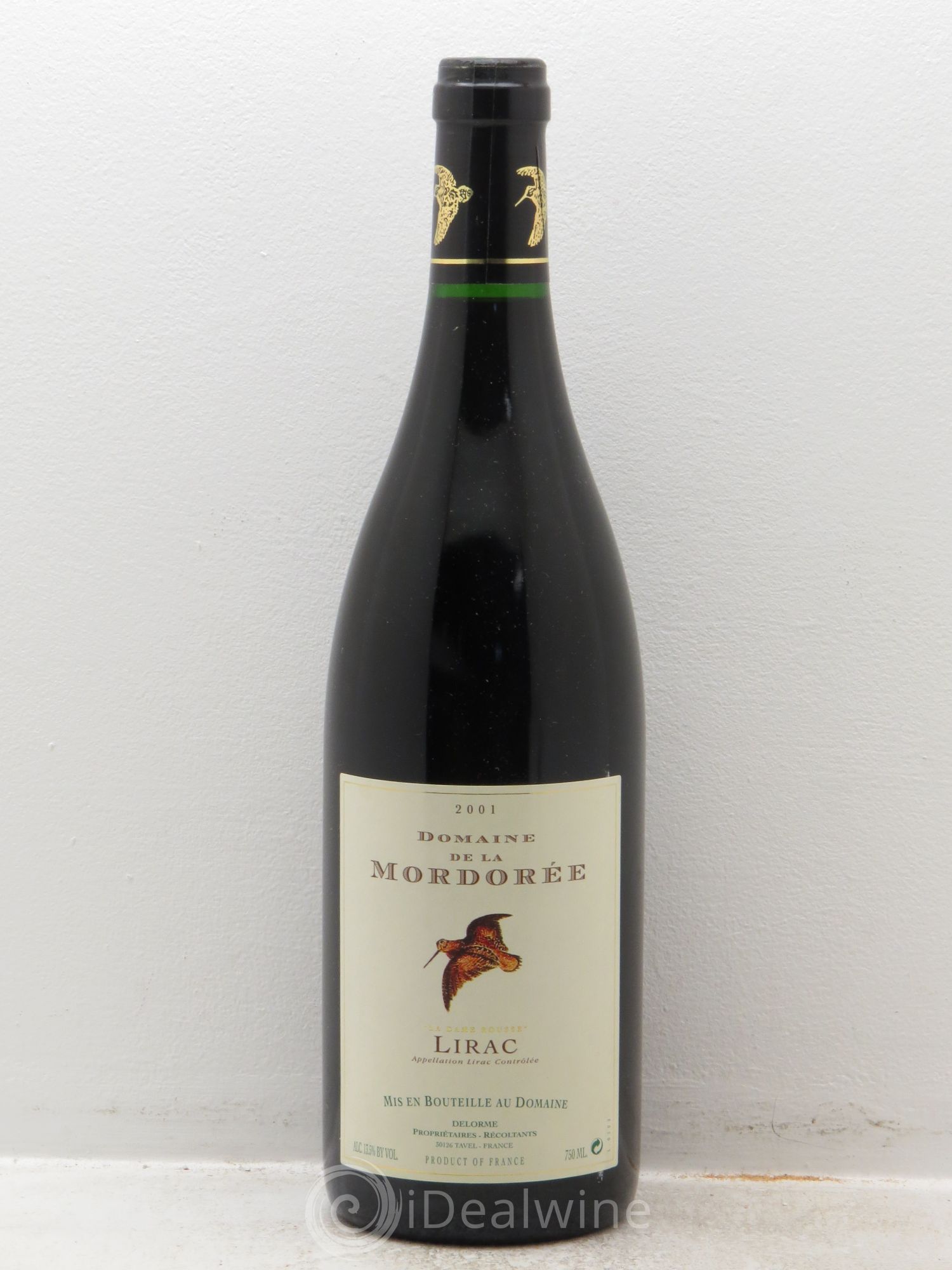 Lirac "La dame Rousse" Domaine de la Mordorée 2001 - Posten von 1 Flasche - 0