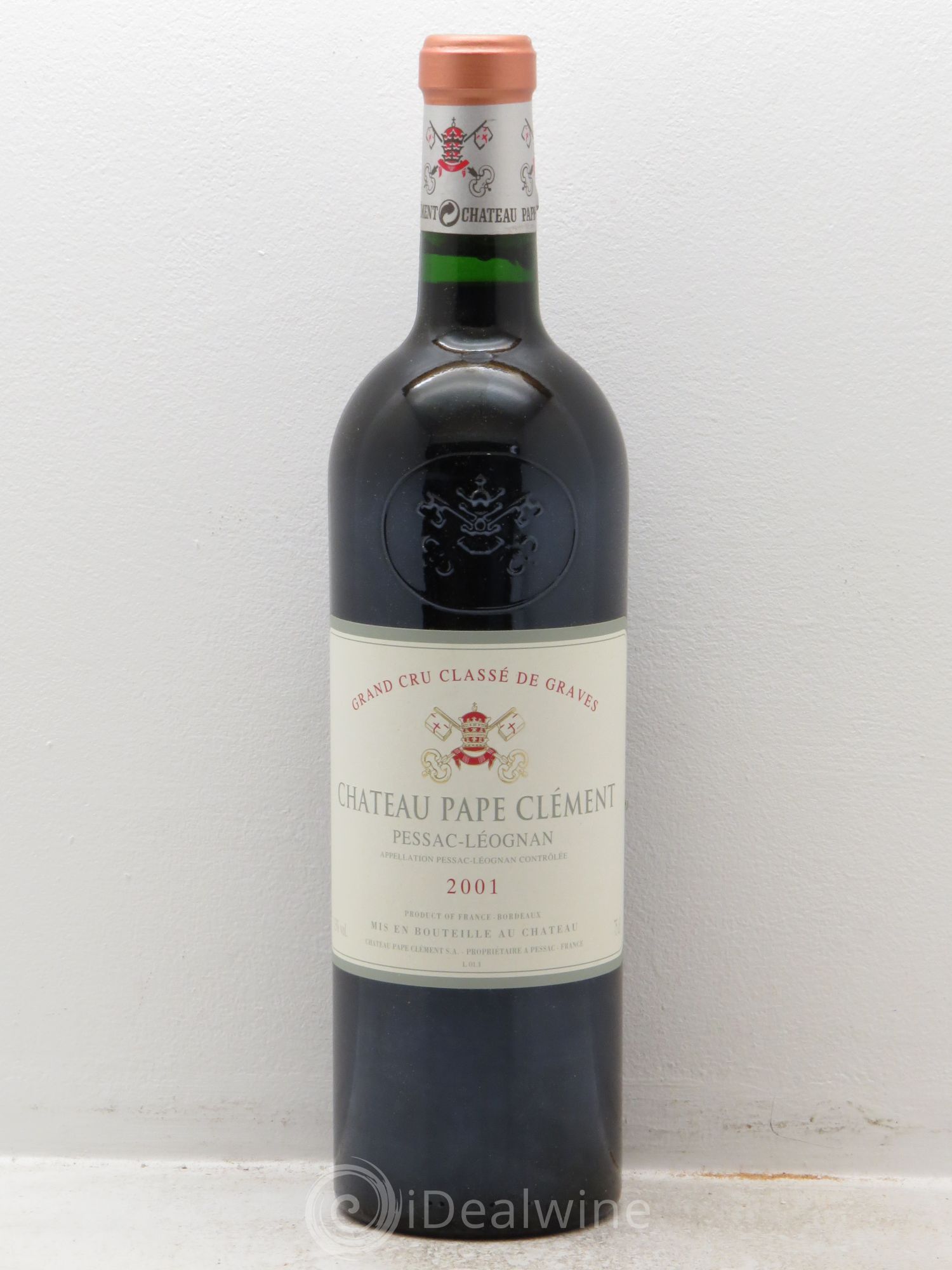 Château Pape Clément Cru Classé de Graves 2001 - Lot de 1 bouteille - 0