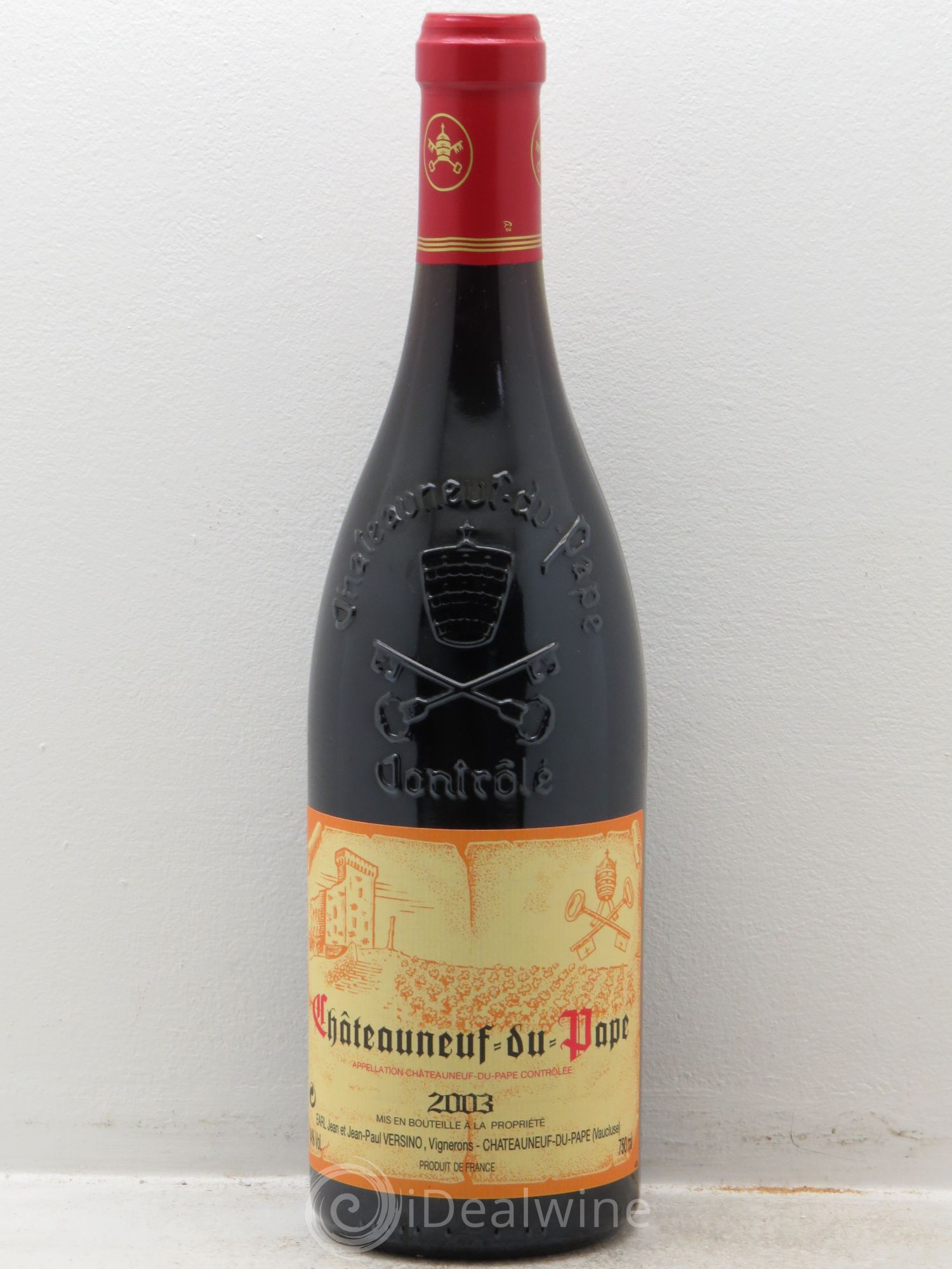 Châteauneuf-du-Pape Domaine Bois de Boursan (Domaine) Jean et Jean-Paul Versino 2003 - Lot de 1 bouteille - 0
