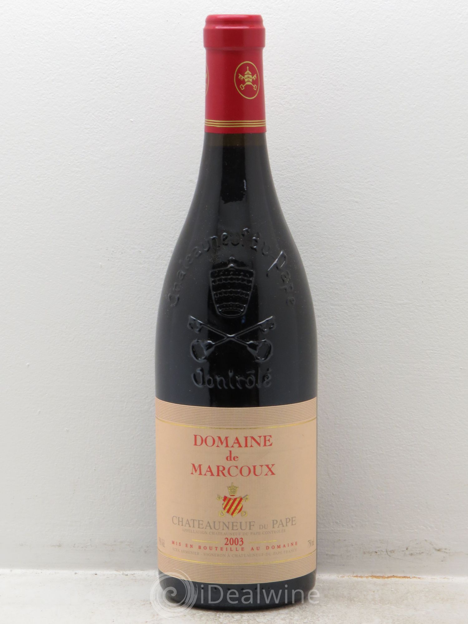 Châteauneuf-du-Pape Marcoux (Domaine de) 2003 - Lot de 1 bouteille - 0