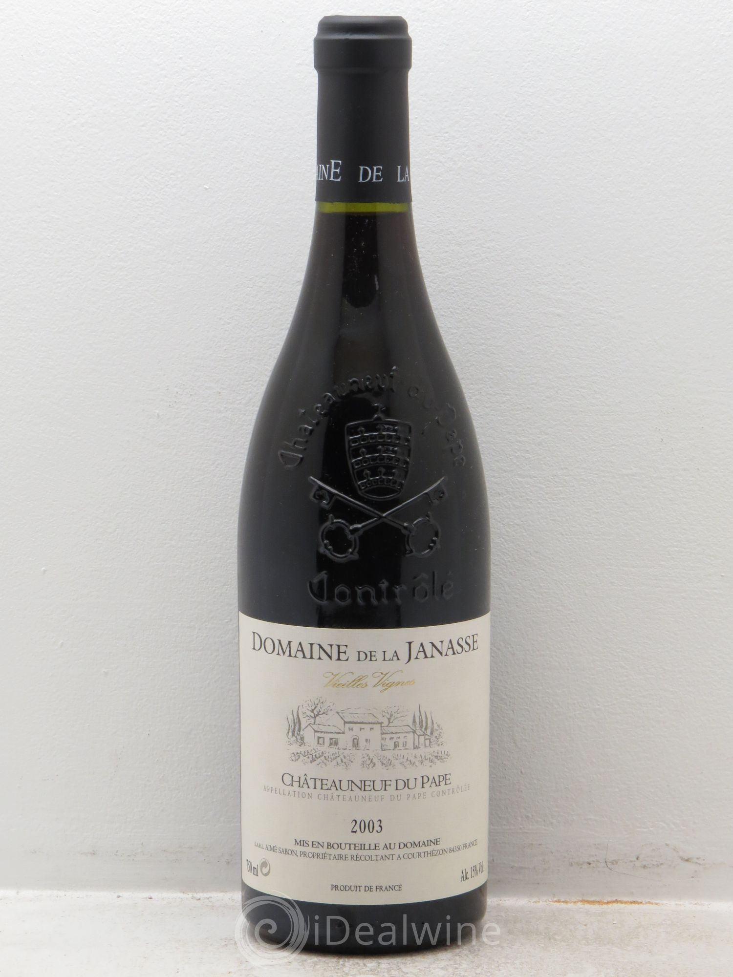 Châteauneuf-du-Pape Cuvée Vieilles Vignes La Janasse (Domaine de) 2003 - Lot de 1 bouteille - 0