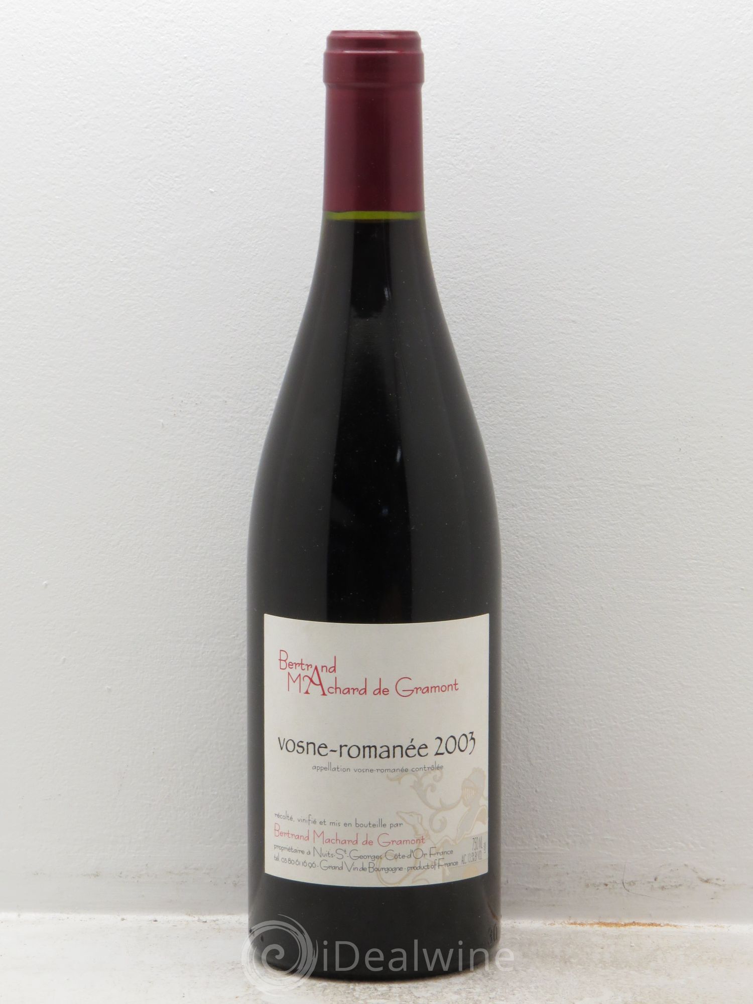 Vosne-Romanée B.Machard de Gramont 2003 - Posten von 1 Flasche - 0