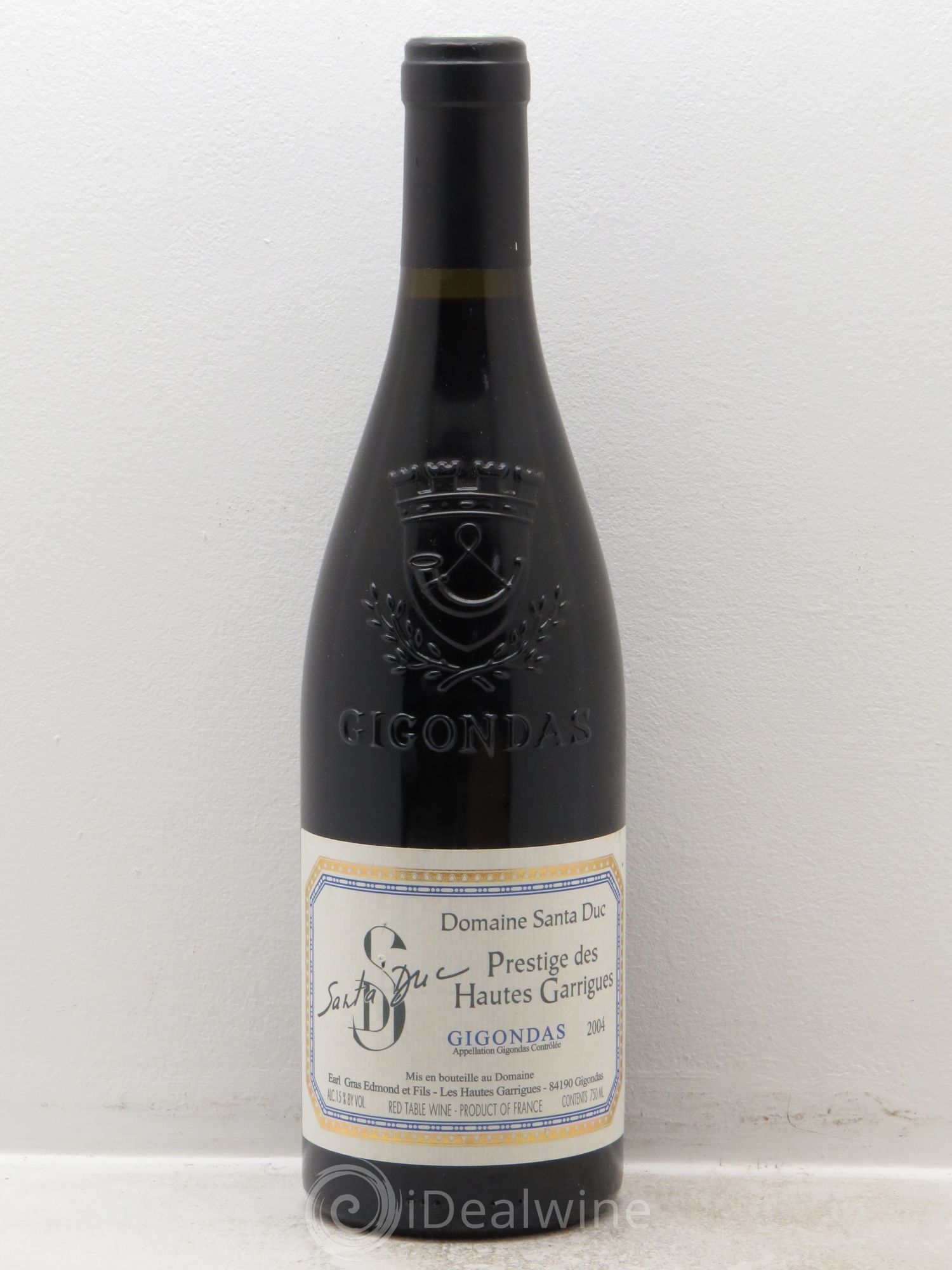 Gigondas Les hautes garrigues 2004 - Posten von 1 Flasche - 0