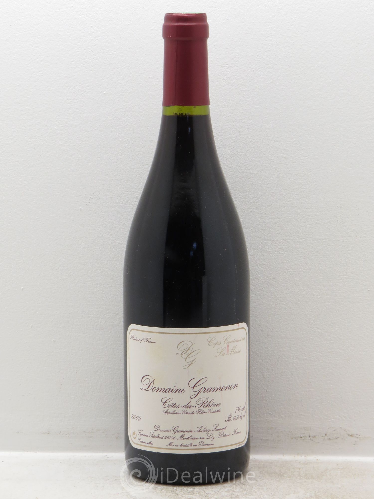 Côtes-du-Rhône La Mémé Ceps centenaire Domaine Gramenon 2005 - Posten von 1 Flasche - 0