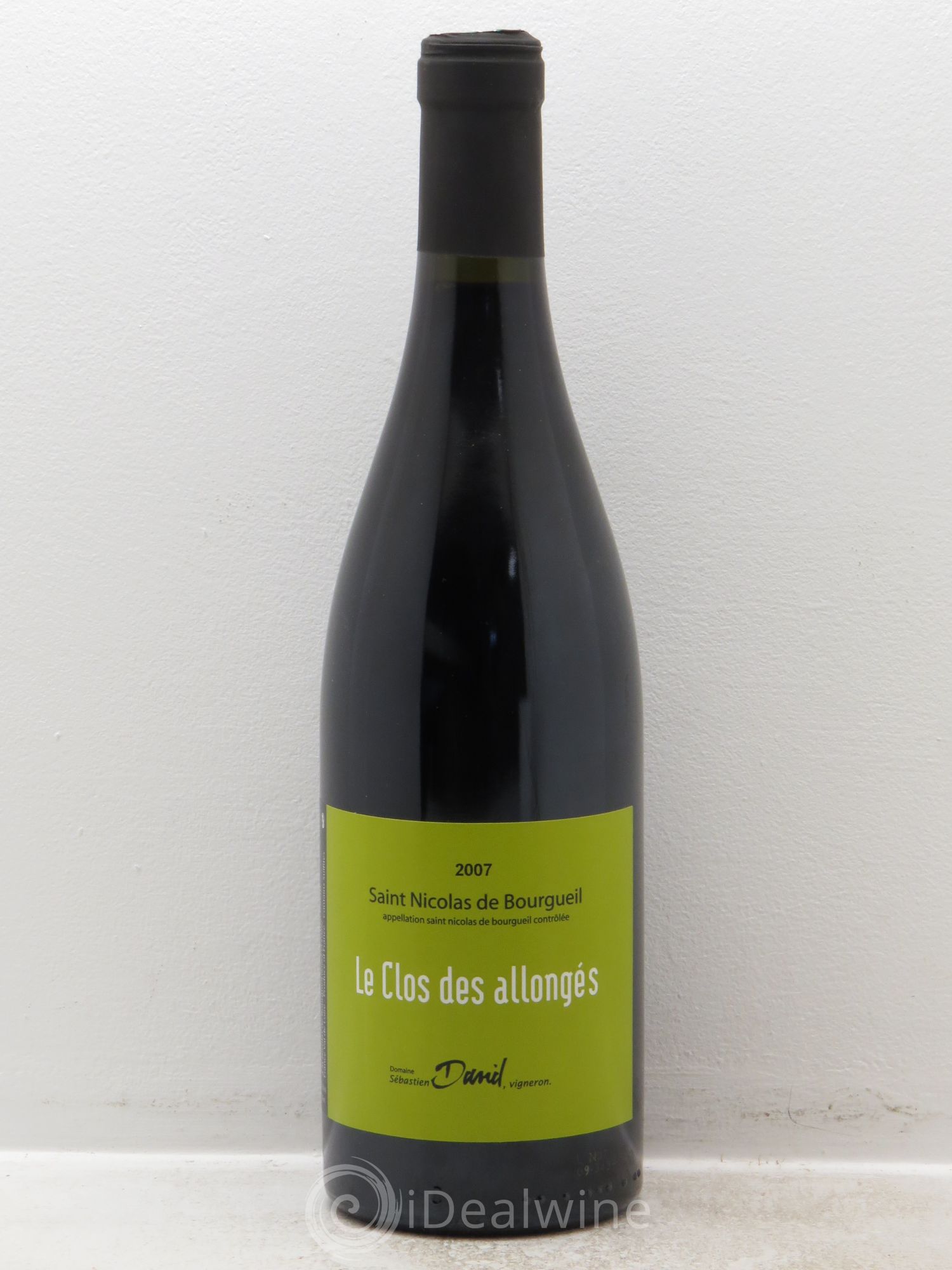 Saint-Nicolas de Bourgueil Le Clos des allongés Sébastien David 2007 - Posten von 1 Flasche - 0