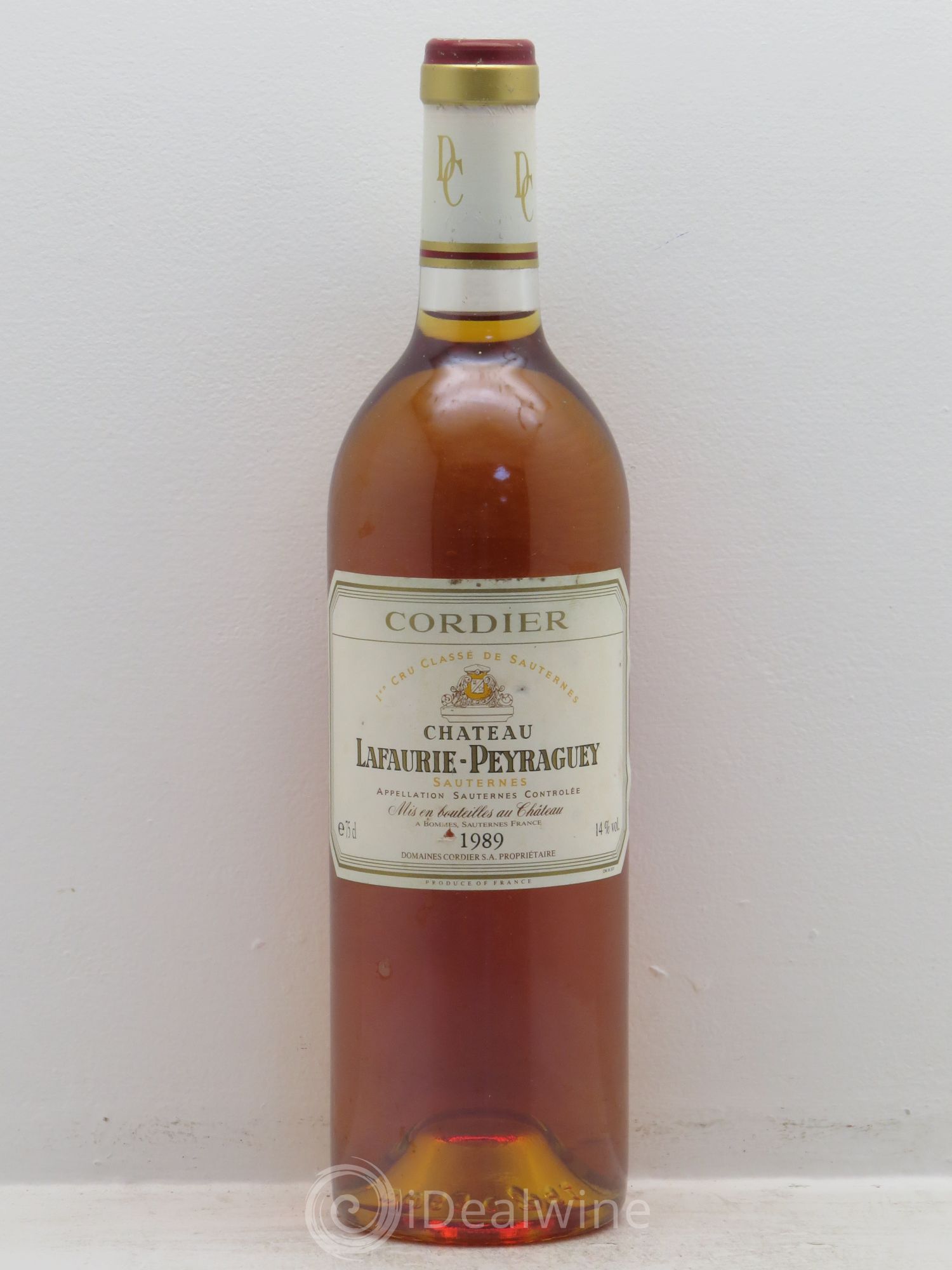 Château Lafaurie-Peyraguey 1er Grand Cru Classé 1989 - Lotto di 1 bottiglia - 0