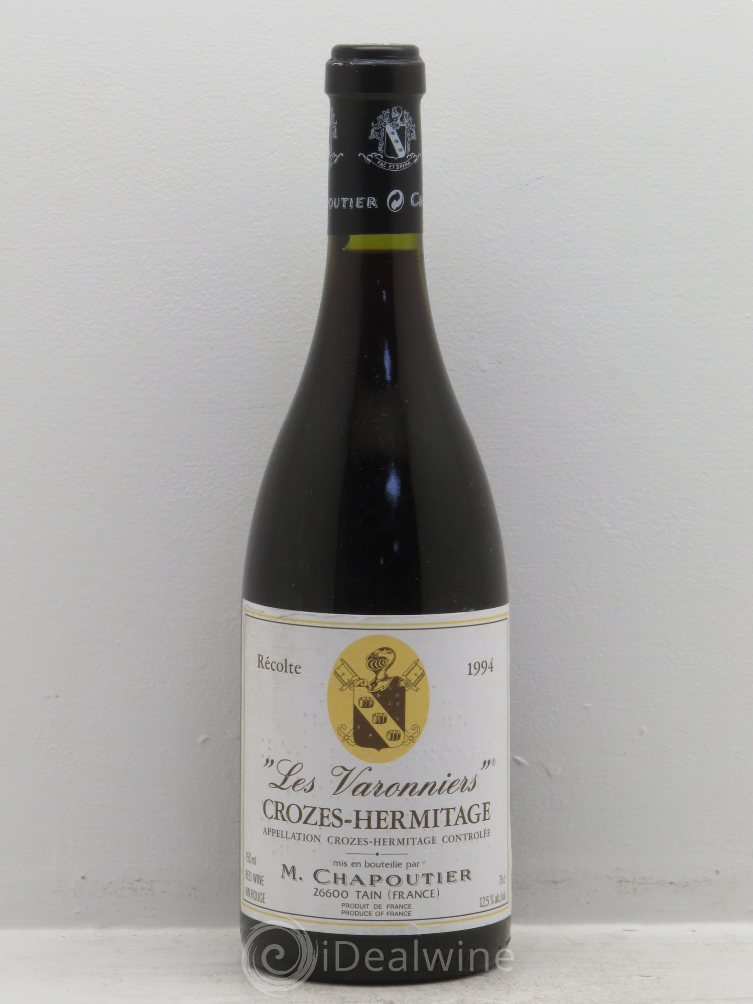 Crozes-Hermitage Les Varonniers Chapoutier 1994 - Lot de 1 bouteille - 0
