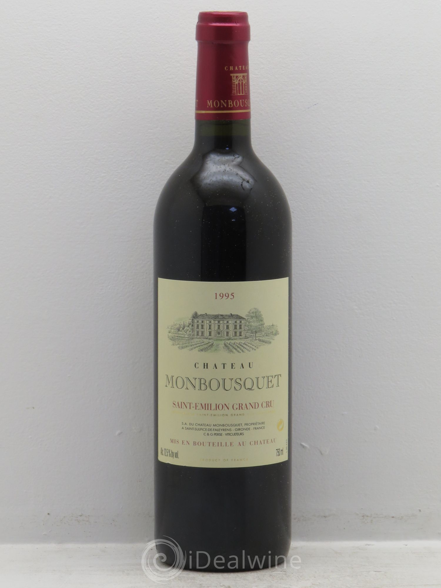 Château Monbousquet Grand Cru Classé 1995 - Lot de 1 bouteille - 0
