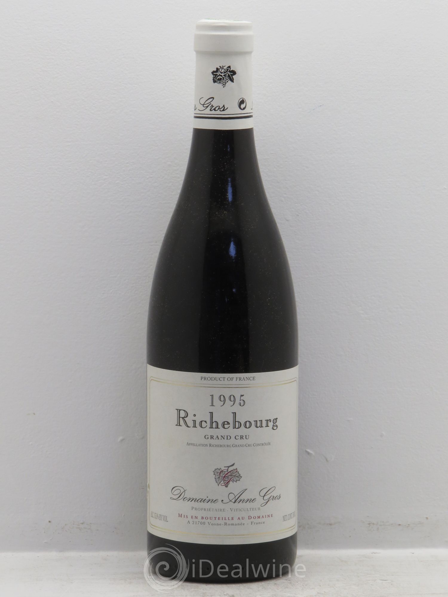 Richebourg Grand Cru Anne Gros 1995 - Lot de 1 bouteille - 0