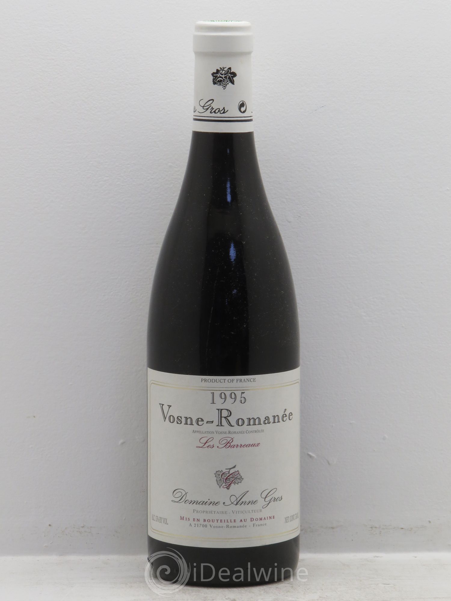 Vosne-Romanée Les Barreaux Anne Gros 1995 - Lot de 1 bouteille - 0