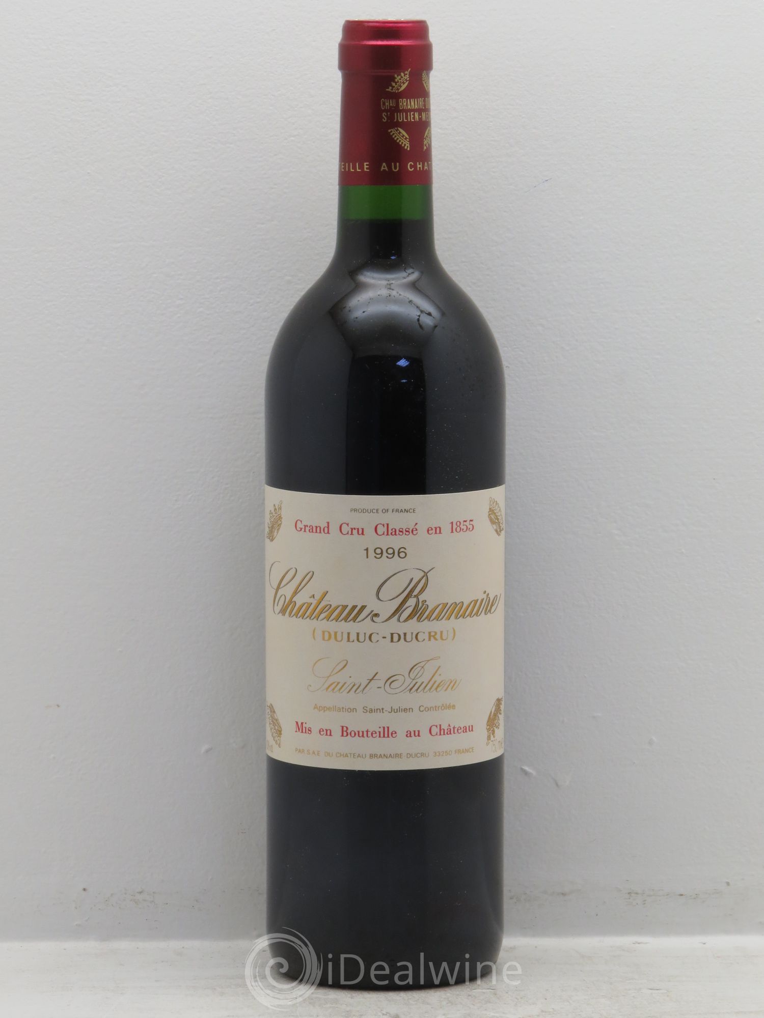 Château Branaire Ducru 4ème Grand Cru Classé 1996 - Lot de 1 bouteille - 0