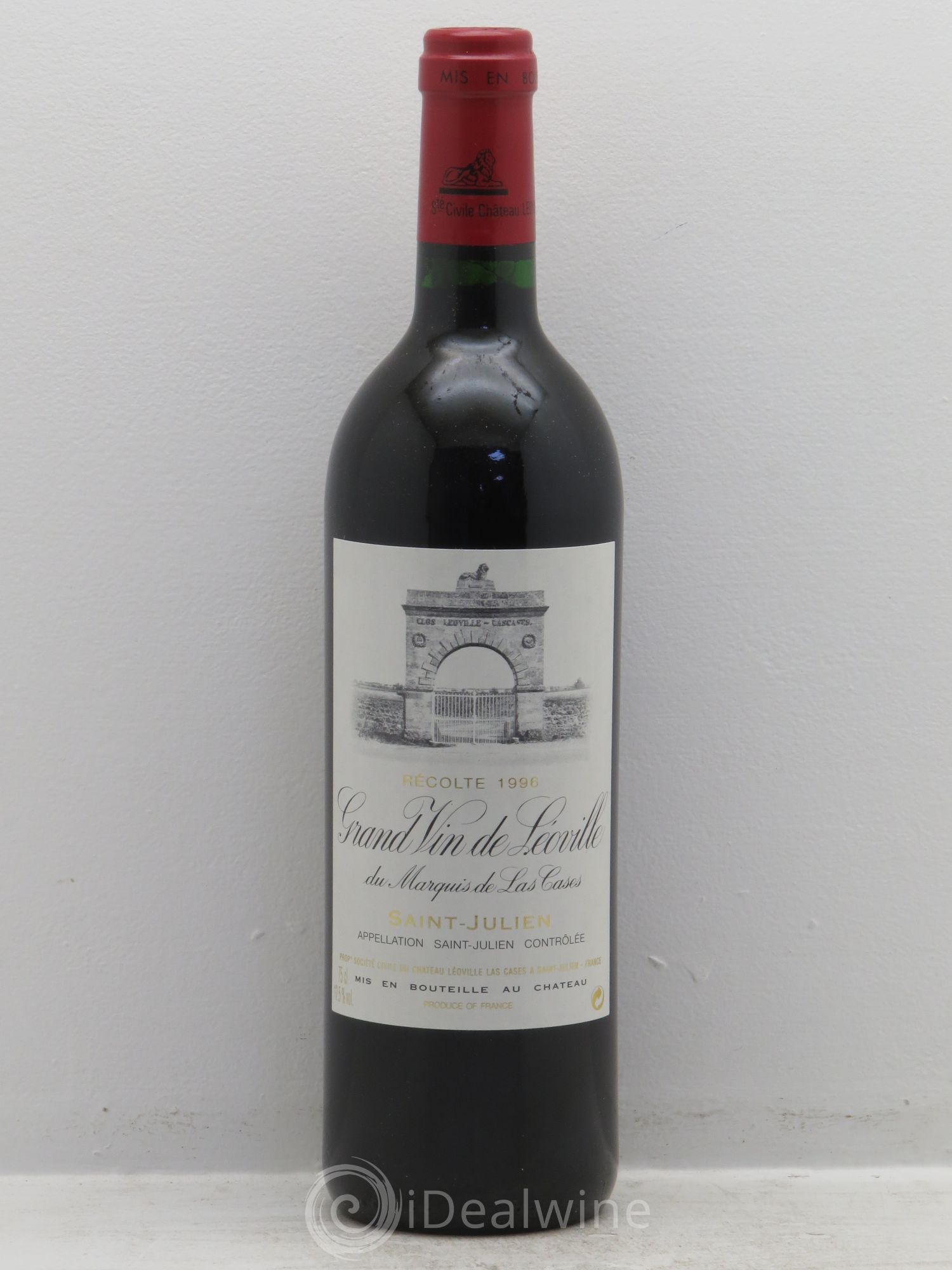 Château Léoville Las Cases 2ème Grand Cru Classé 1996 - Lot de 1 bouteille - 0