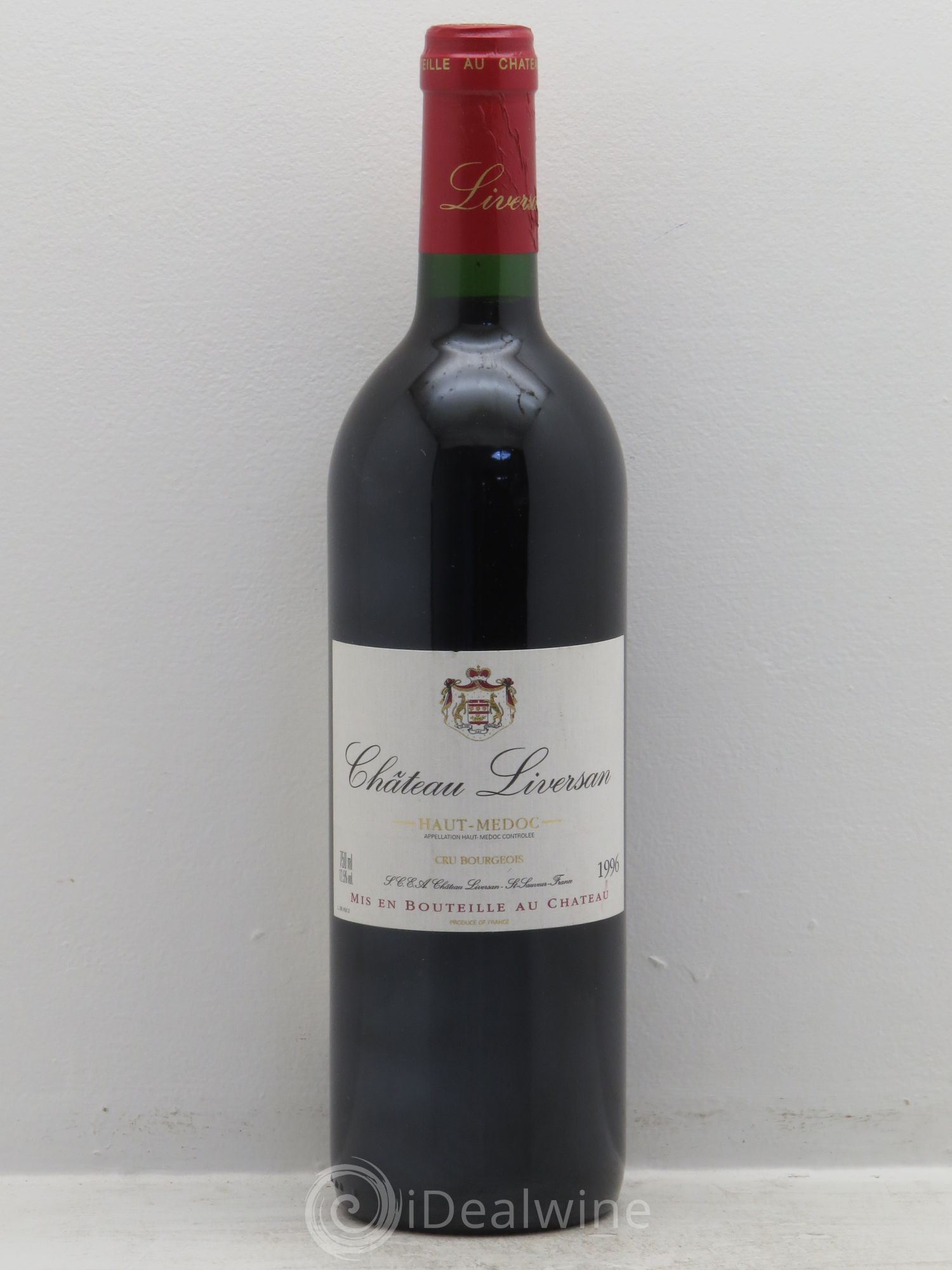 Château Liversan Cru Bourgeois 1996 - Lot de 1 bouteille - 0