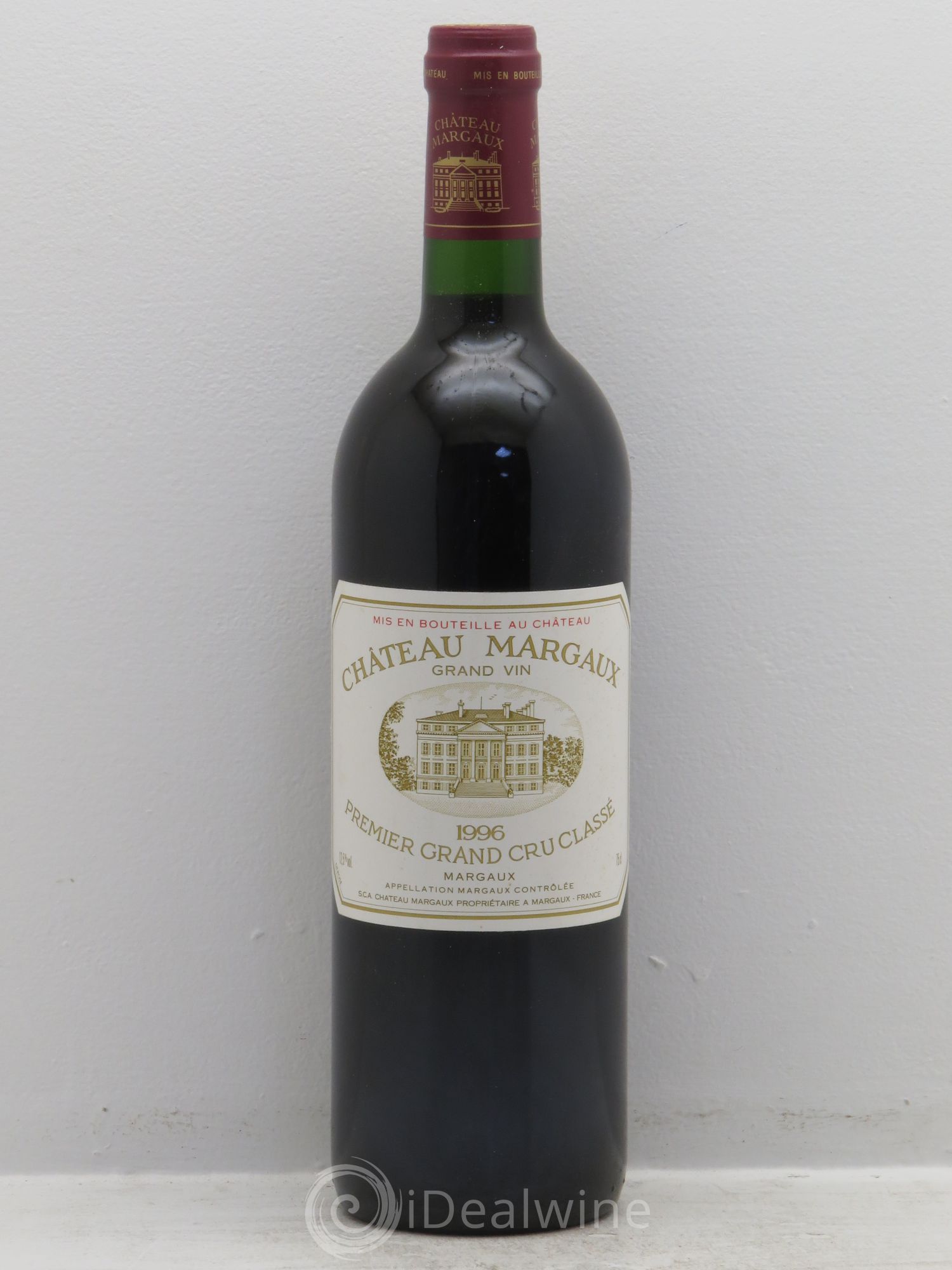 Château Margaux 1er Grand Cru Classé 1996 - Lot de 1 bouteille - 0