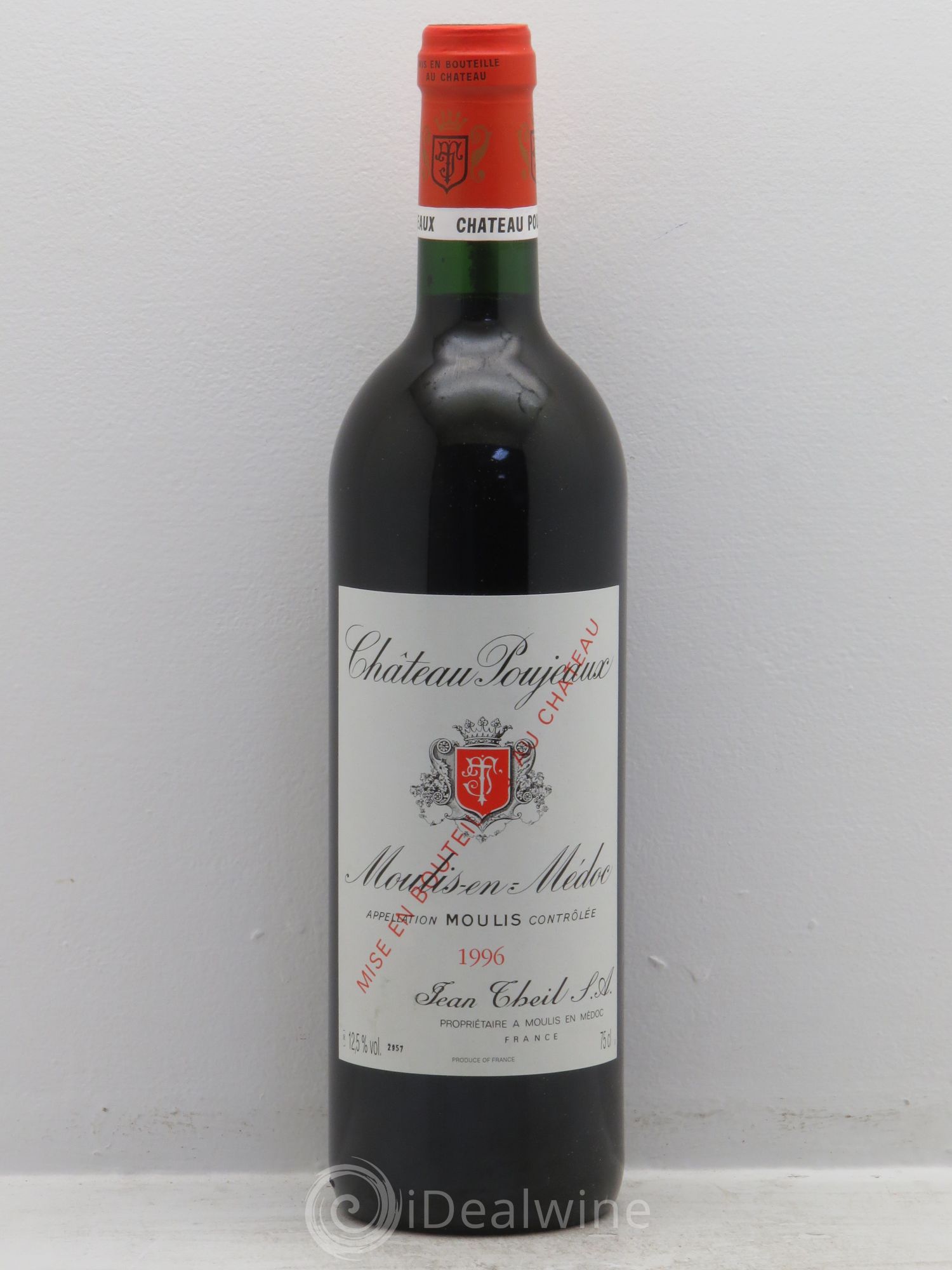 Château Poujeaux 1996 - Lot de 1 bouteille - 0