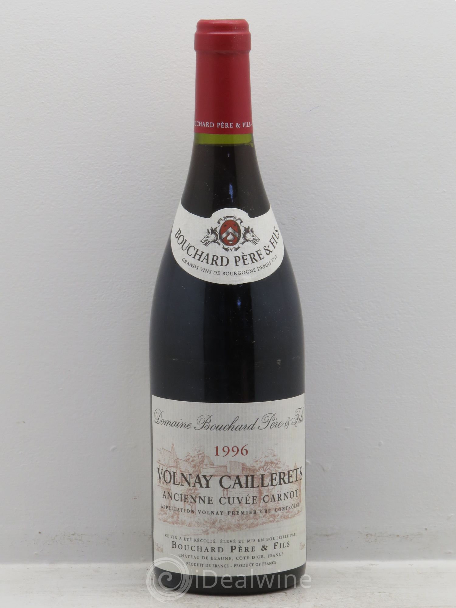Volnay 1er Cru Caillerets - Ancienne Cuvée Carnot Bouchard Père & Fils 1996 - Lot de 1 bouteille - 0