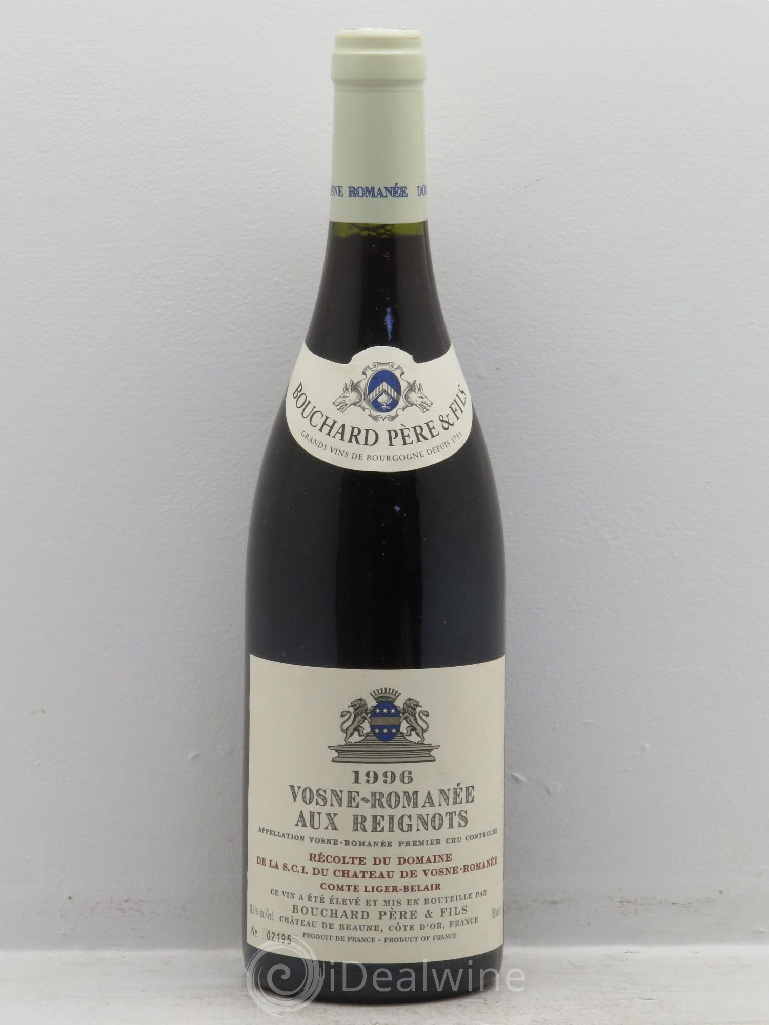 Vosne-Romanée 1er Cru Aux Reignots Ch. de Vosne-Romanée Comte Liger-Belair (Domaine du) 1996 - Lot de 1 bouteille - 0