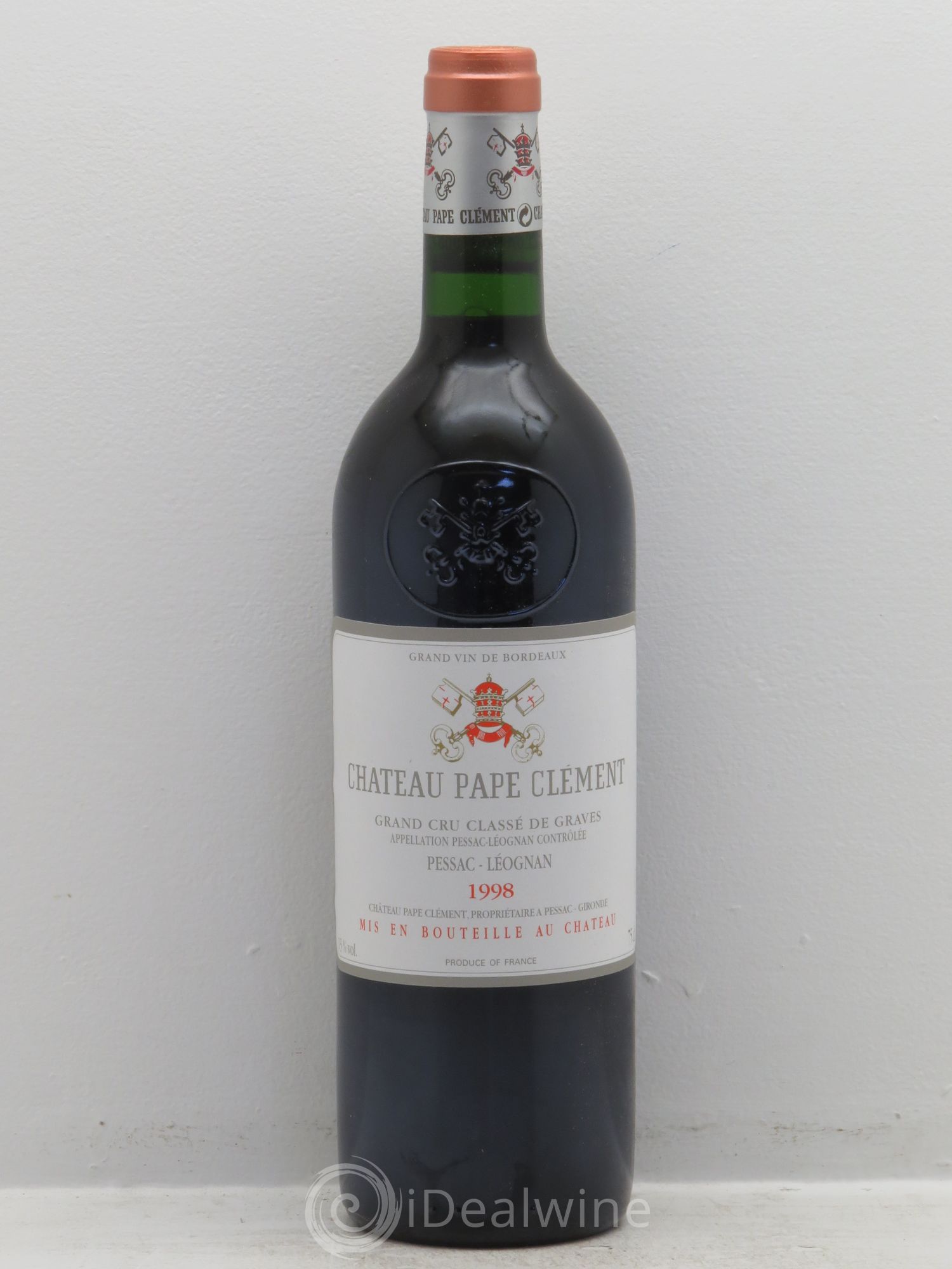 Château Pape Clément Cru Classé de Graves 1998 - Lot de 1 bouteille - 0