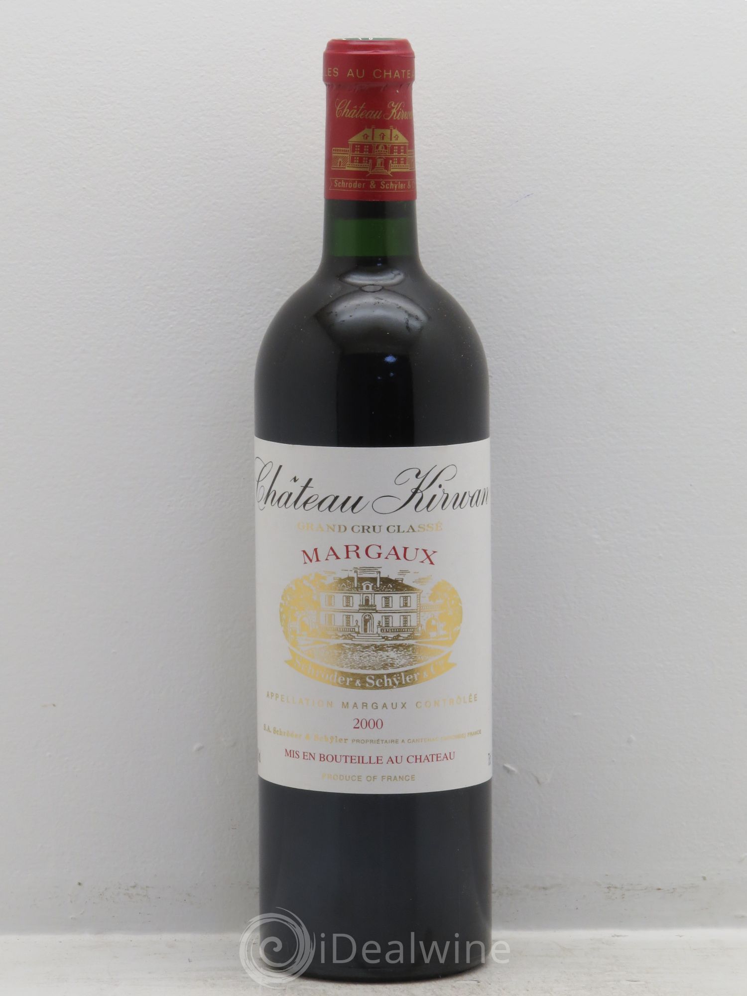 Château Kirwan 3ème Grand Cru Classé 2000 - Lot de 1 bouteille - 0