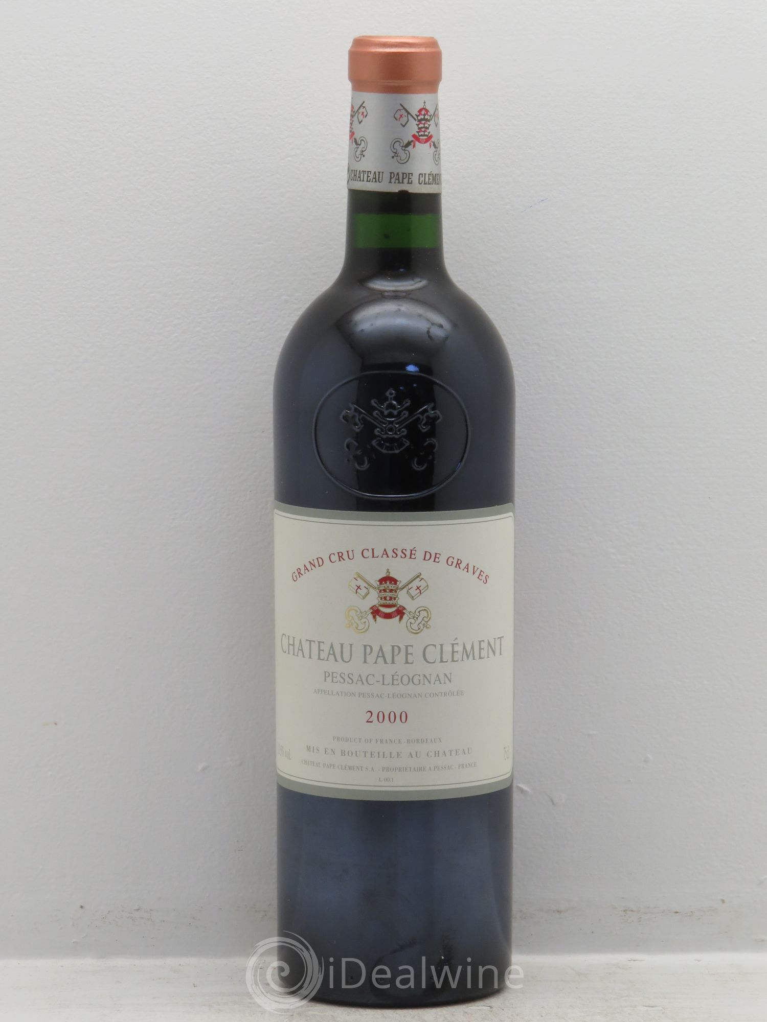 Château Pape Clément Cru Classé de Graves 2000 - Lot de 1 bouteille - 0